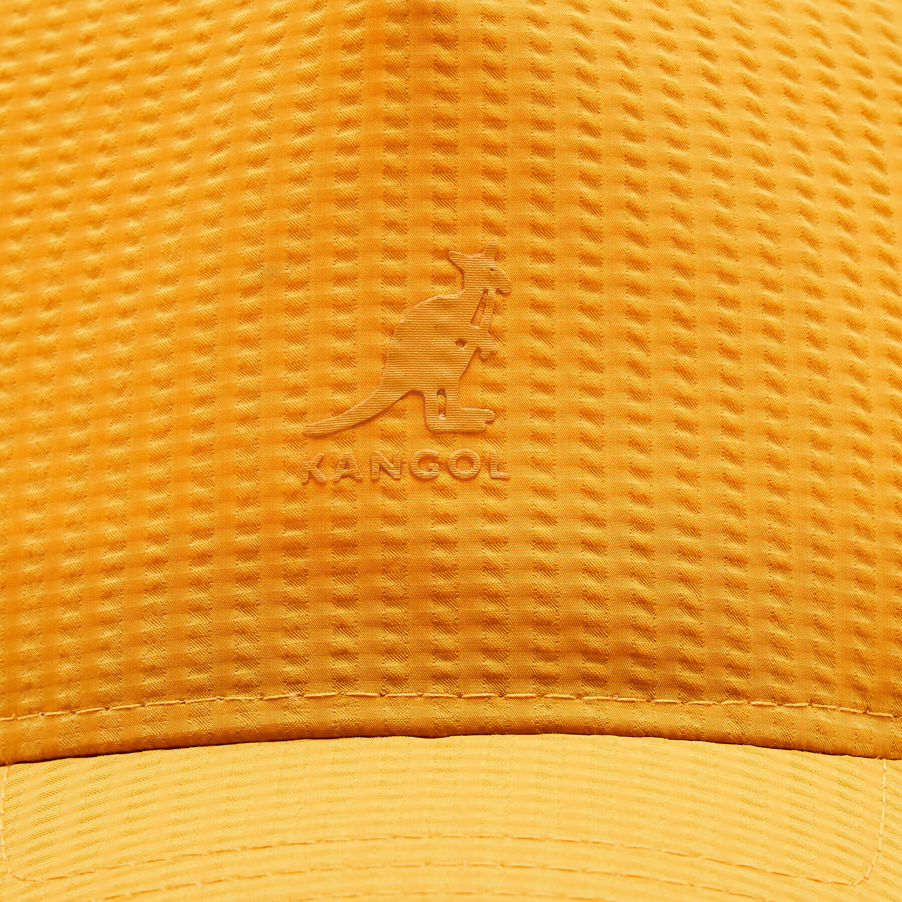 Kangol Шапка с козирка Seersucker K5339 Оранжев - Pepit.bg