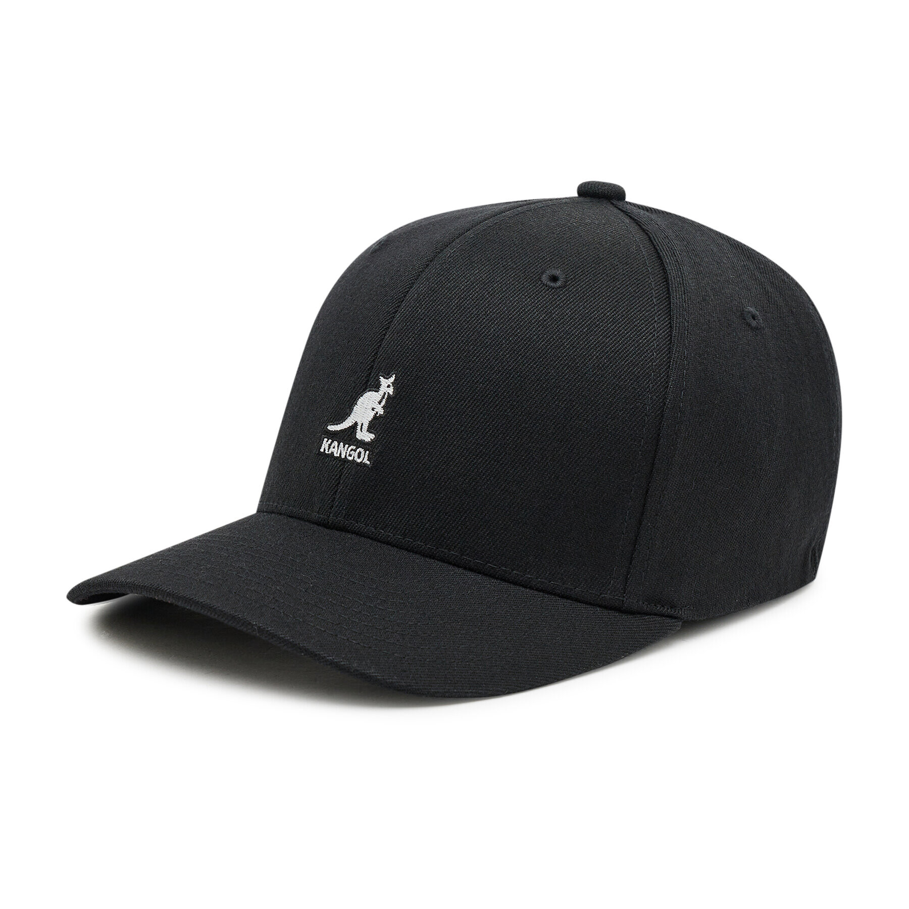 Kangol Шапка с козирка Wool Flexfit Baseball 8650BC Черен - Pepit.bg