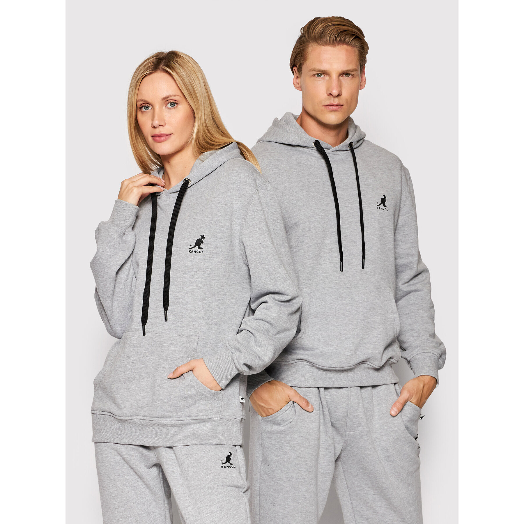 Kangol Суитшърт Unisex Essential KLEU002 Сив Regular Fit - Pepit.bg