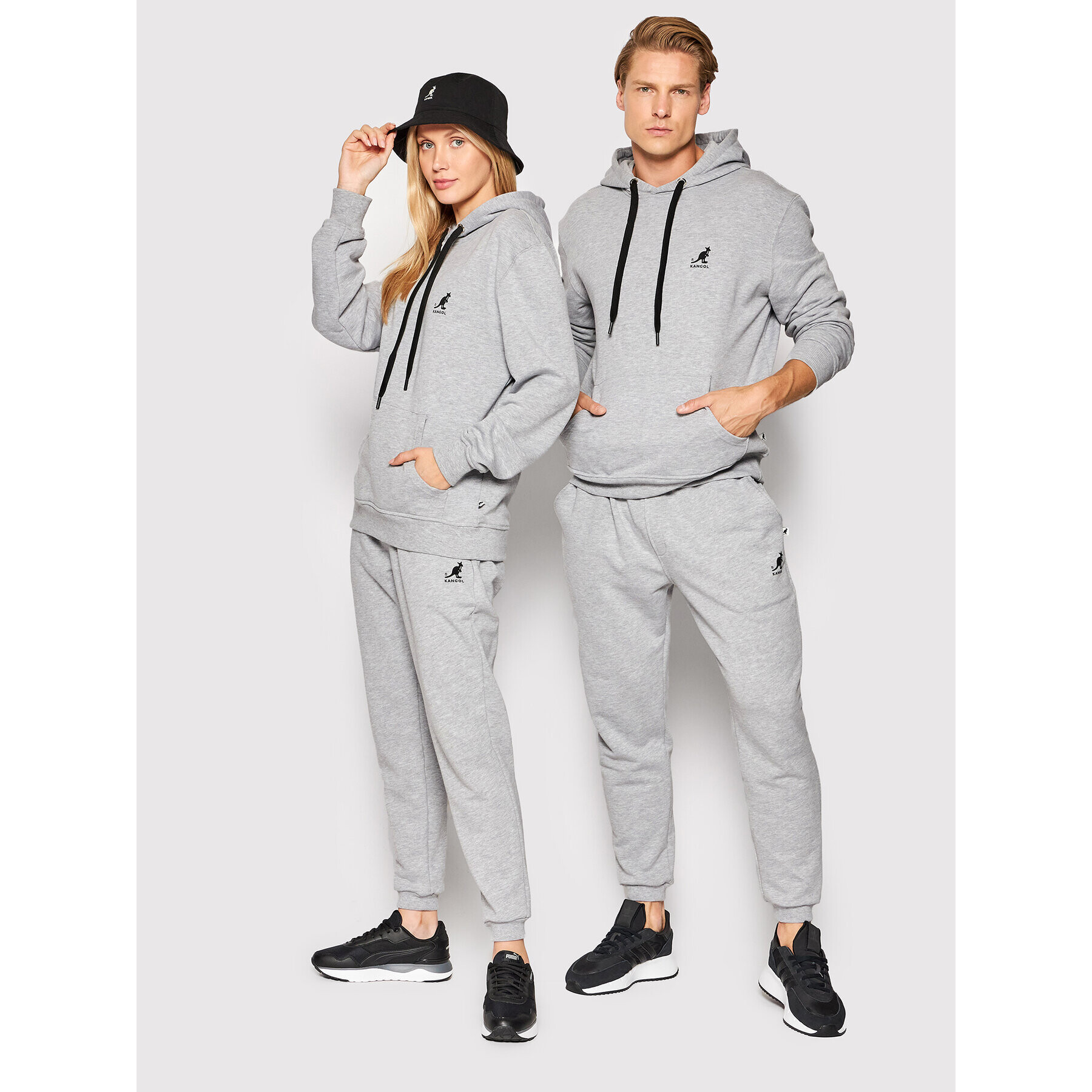 Kangol Суитшърт Unisex Essential KLEU002 Сив Regular Fit - Pepit.bg