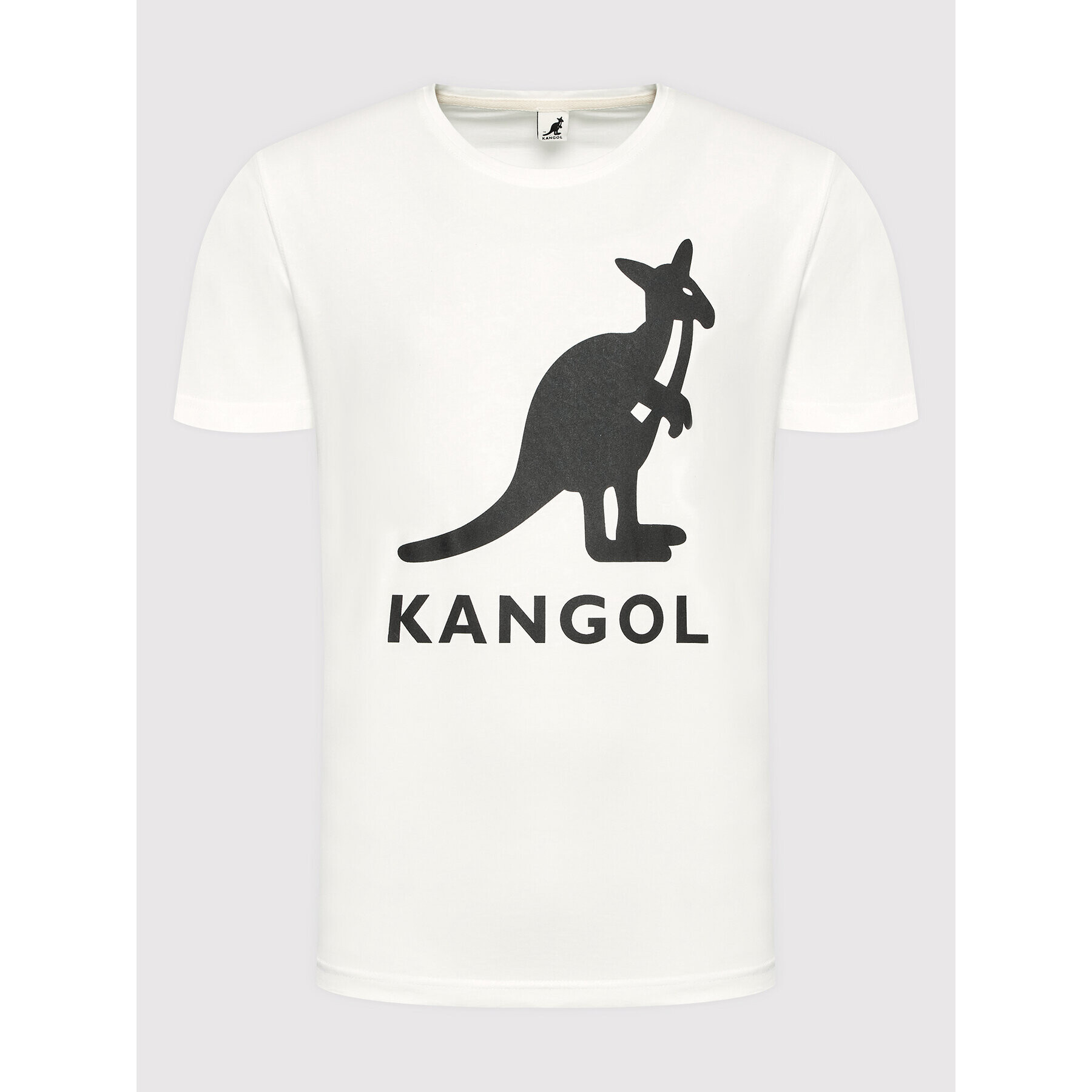 Kangol Тишърт Unisex Essential KLEU005 Бял Regular Fit - Pepit.bg