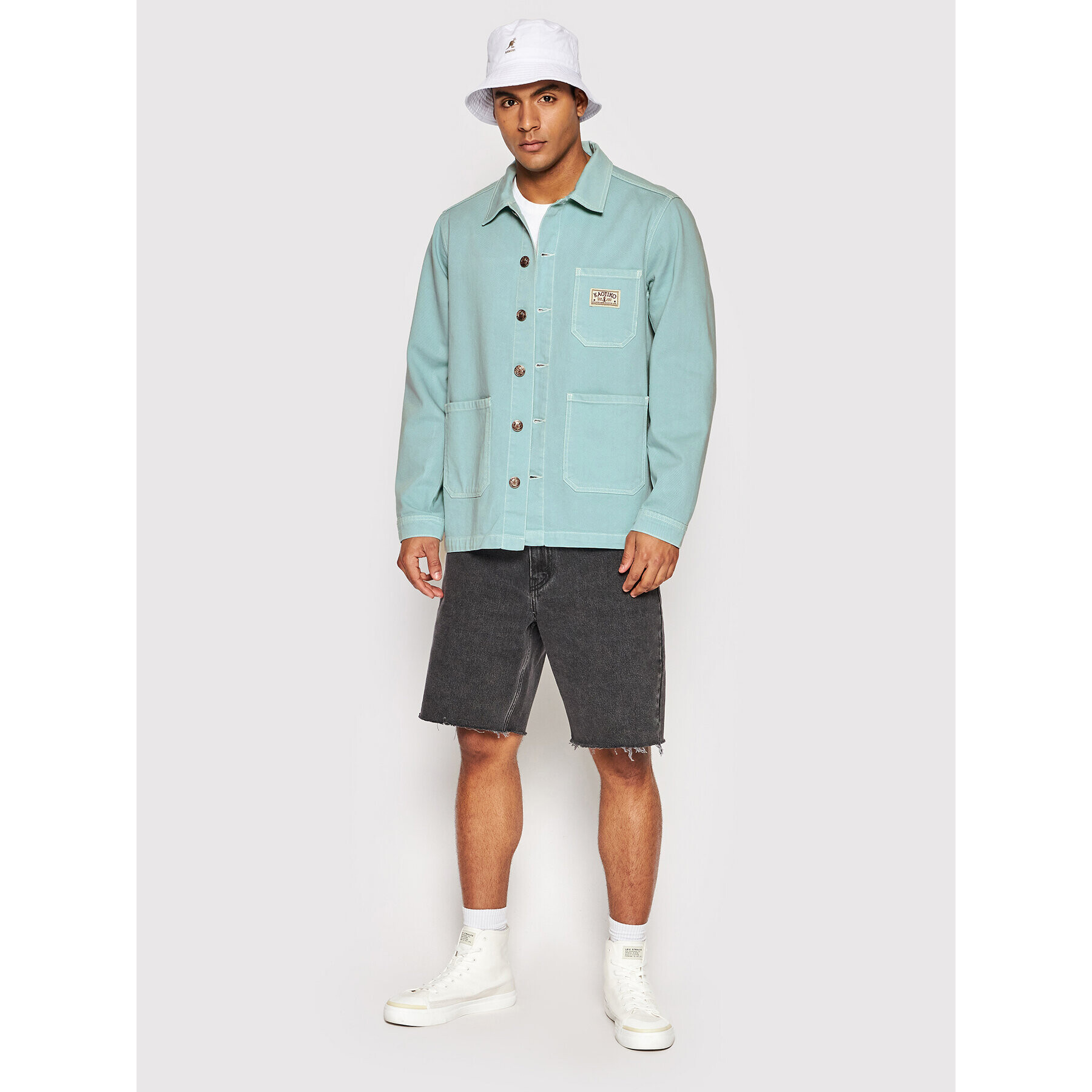 Kaotiko Дънково яке Work AJ006-01-K002 Син Regular Fit - Pepit.bg