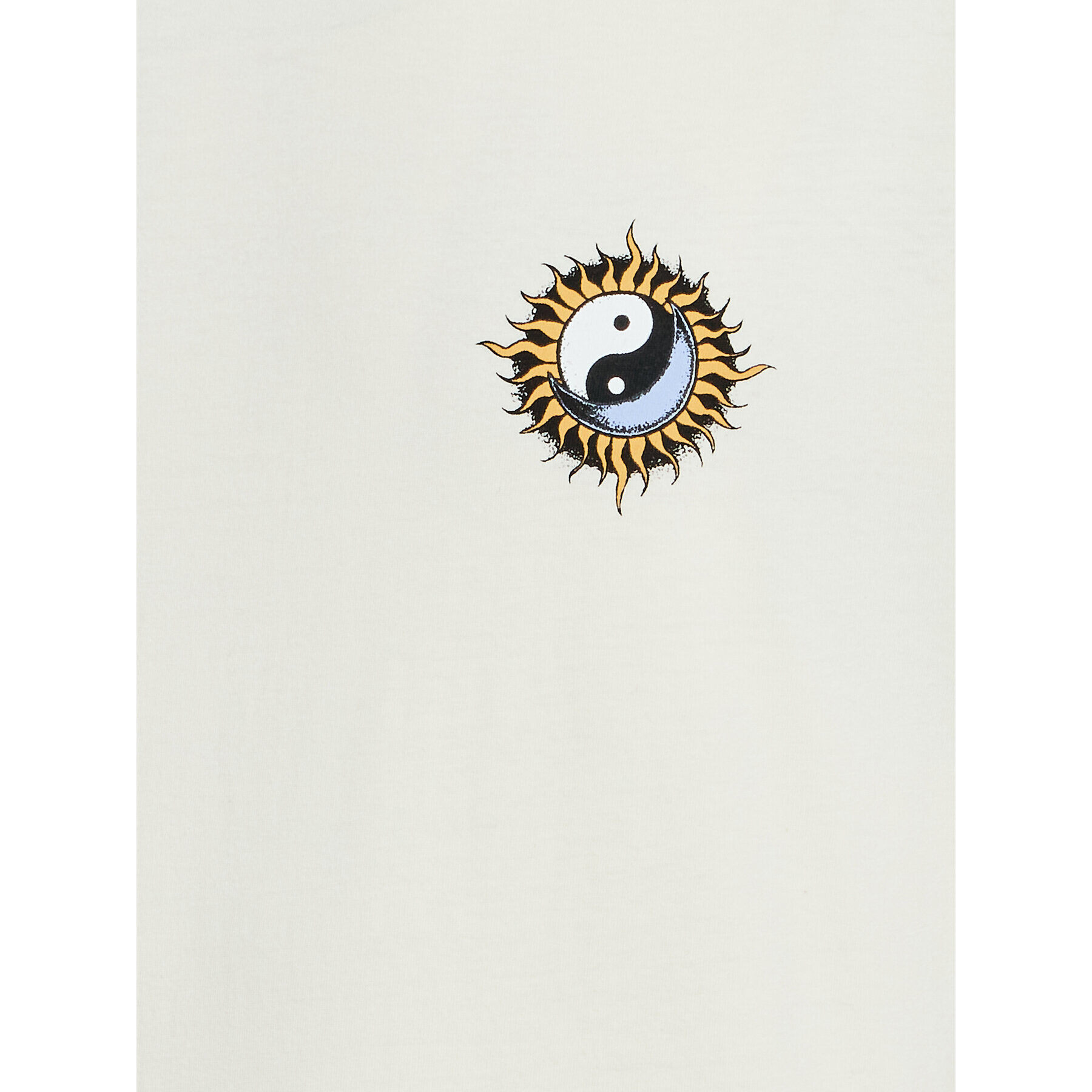 Kaotiko Тишърт Washed Eclipse AL019-01-G002 Бял Regular Fit - Pepit.bg