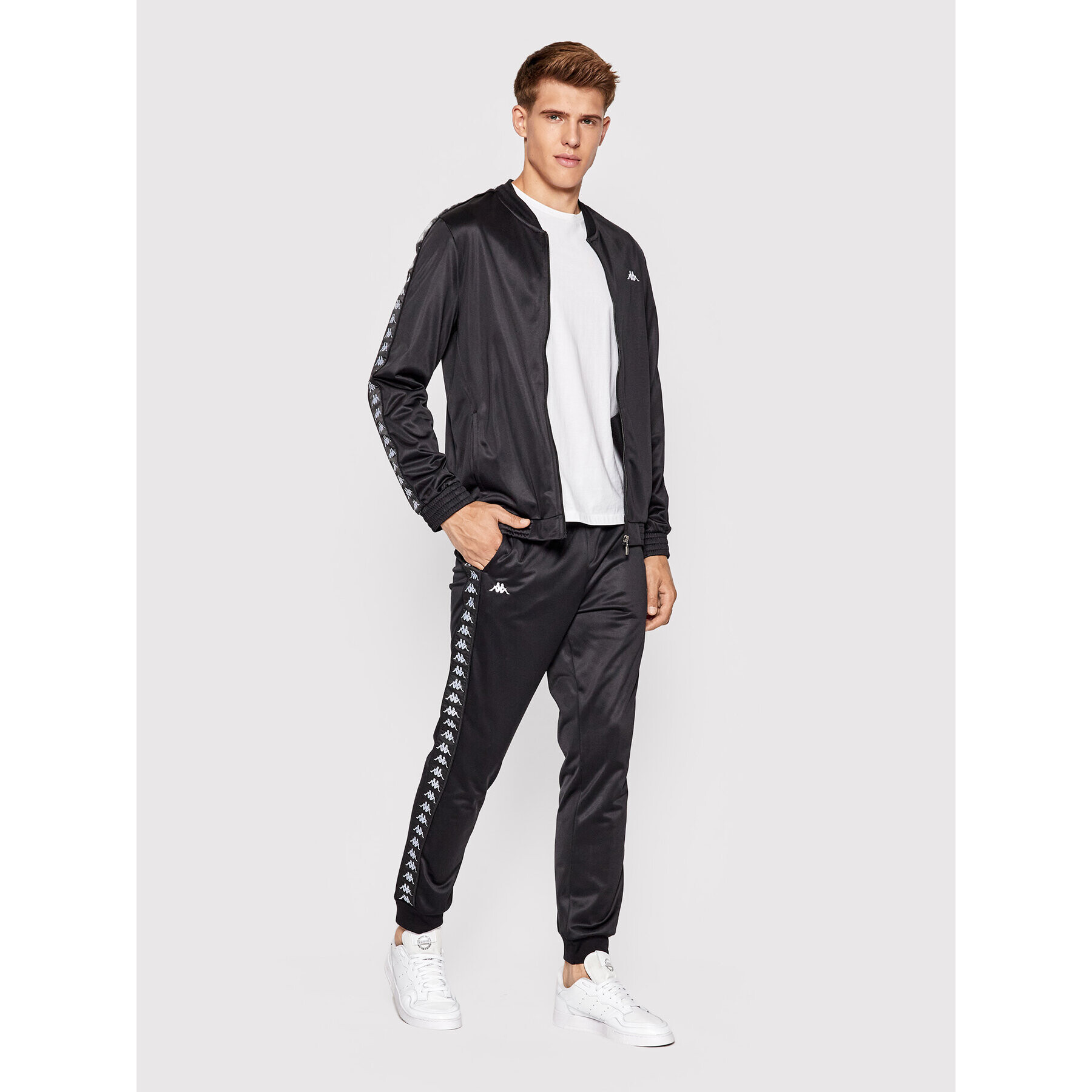 Kappa Анцуг 311029 Черен Regular Fit - Pepit.bg