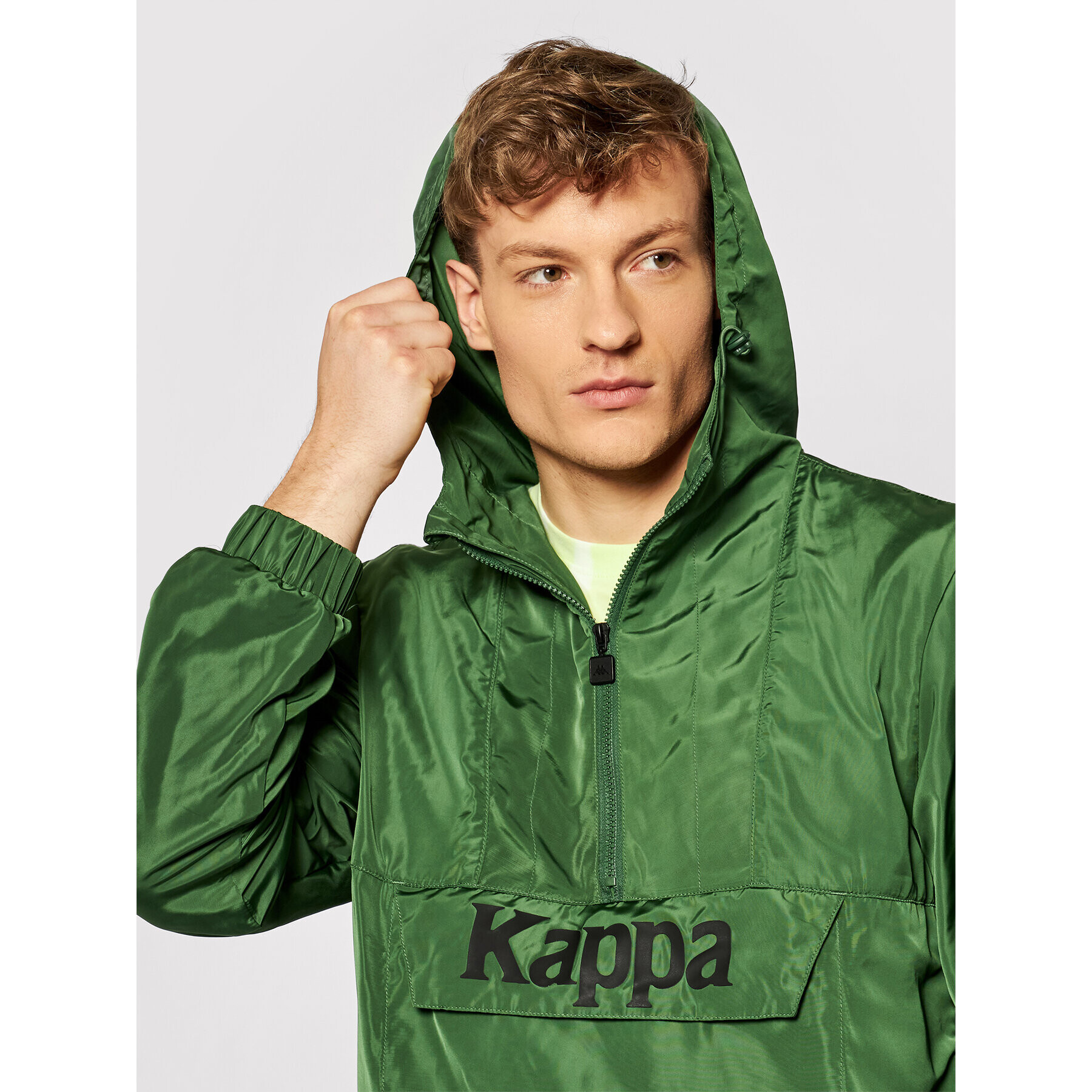 Kappa Анорак 309041 Зелен Regular Fit - Pepit.bg