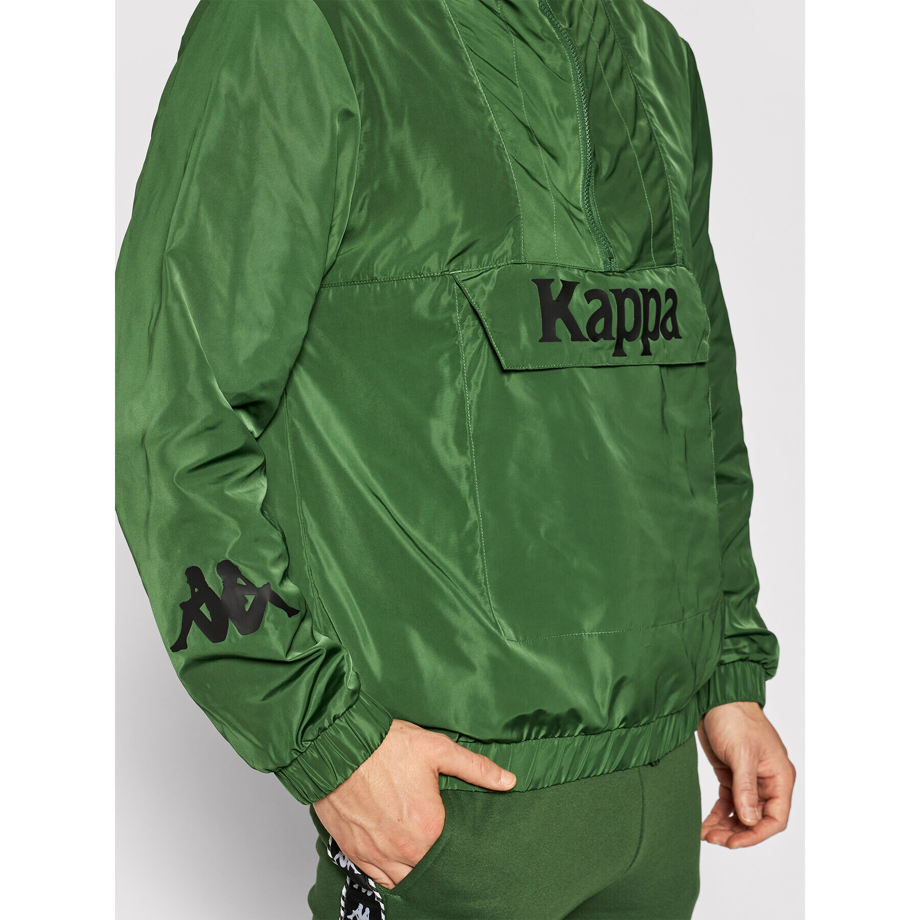 Kappa Анорак 309041 Зелен Regular Fit - Pepit.bg