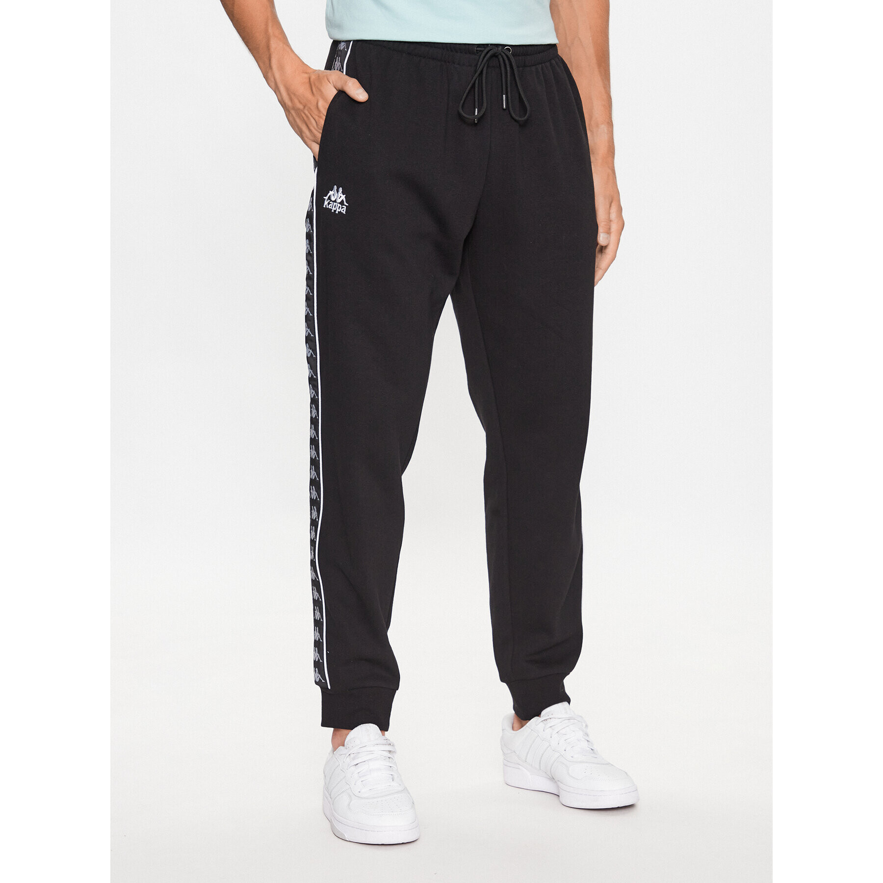 Kappa Долнище анцуг 313014 Черен Regular Fit - Pepit.bg