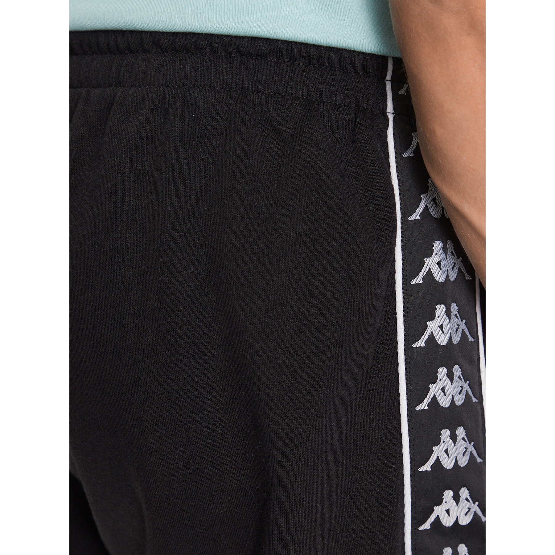 Kappa Долнище анцуг 313014 Черен Regular Fit - Pepit.bg