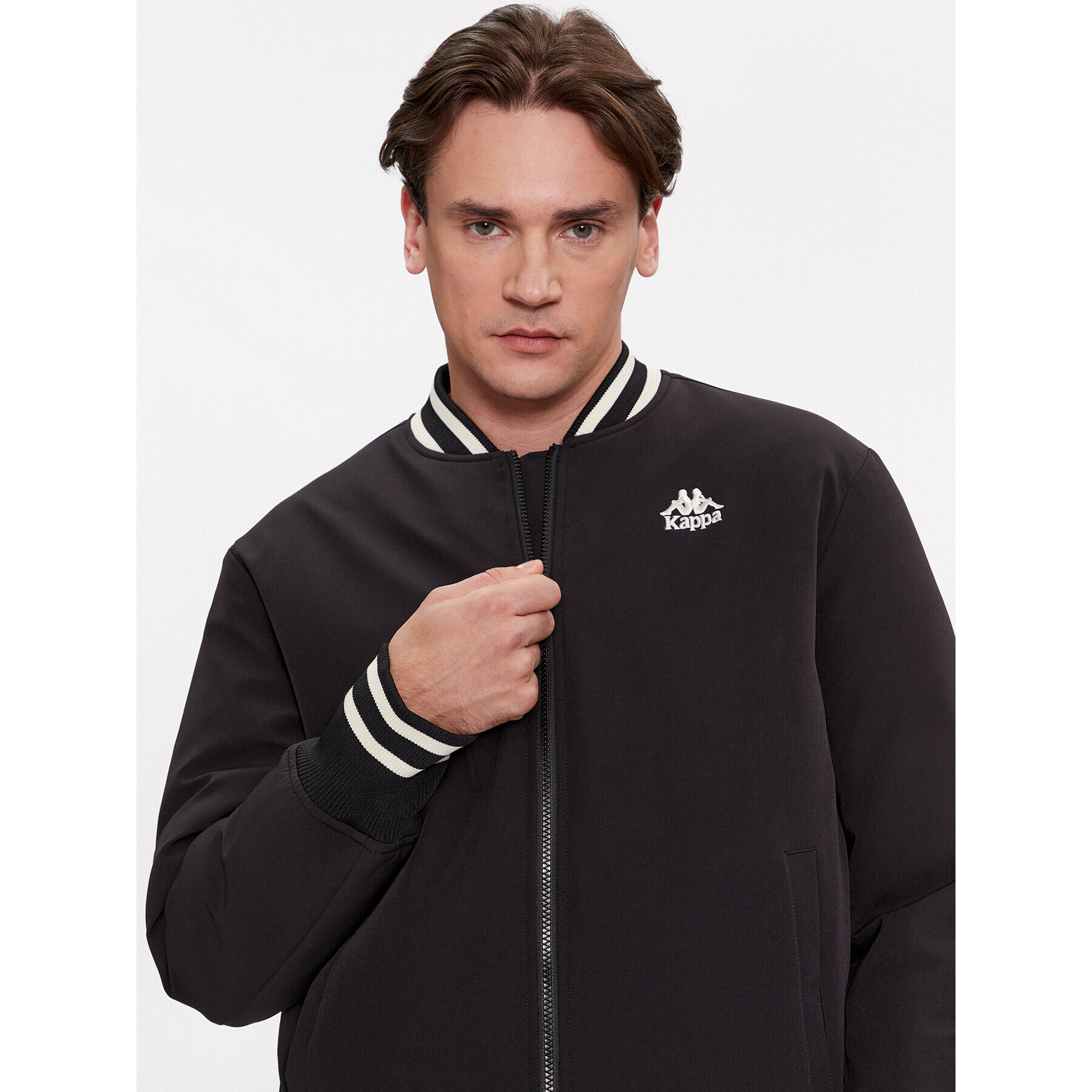 Kappa Яке бомбър Authentic Gomin 331H2MW Черен Comfort Fit - Pepit.bg