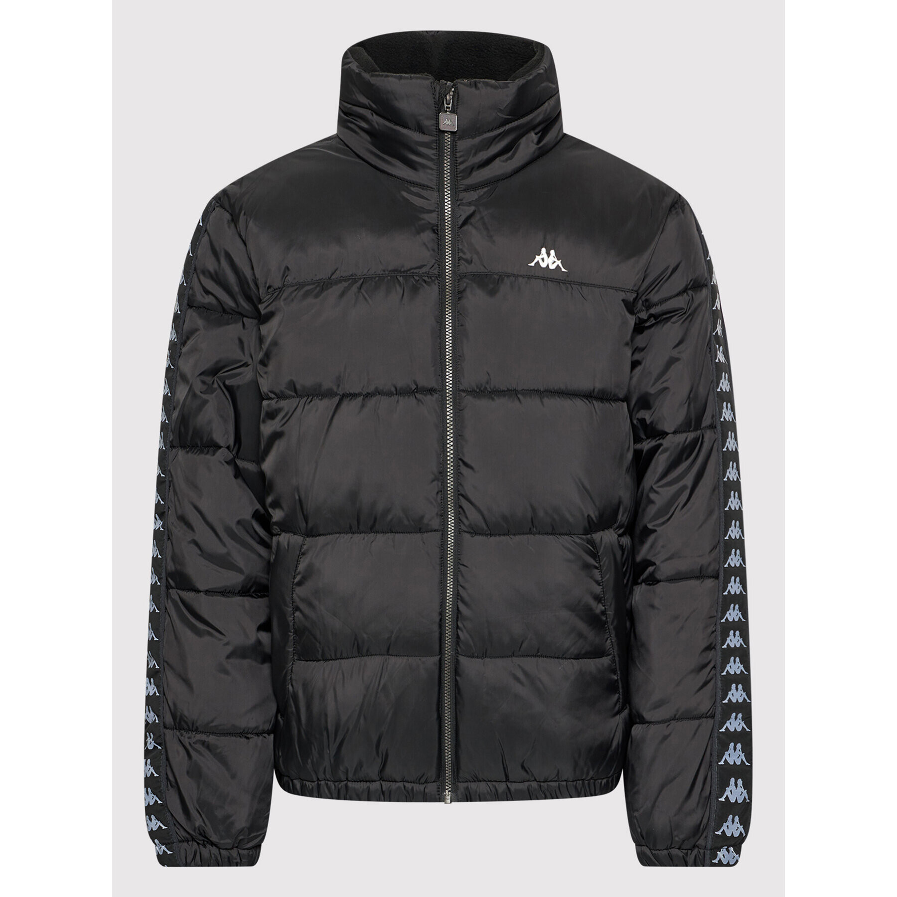 Kappa Пухено яке 310017 Черен Regular Fit - Pepit.bg