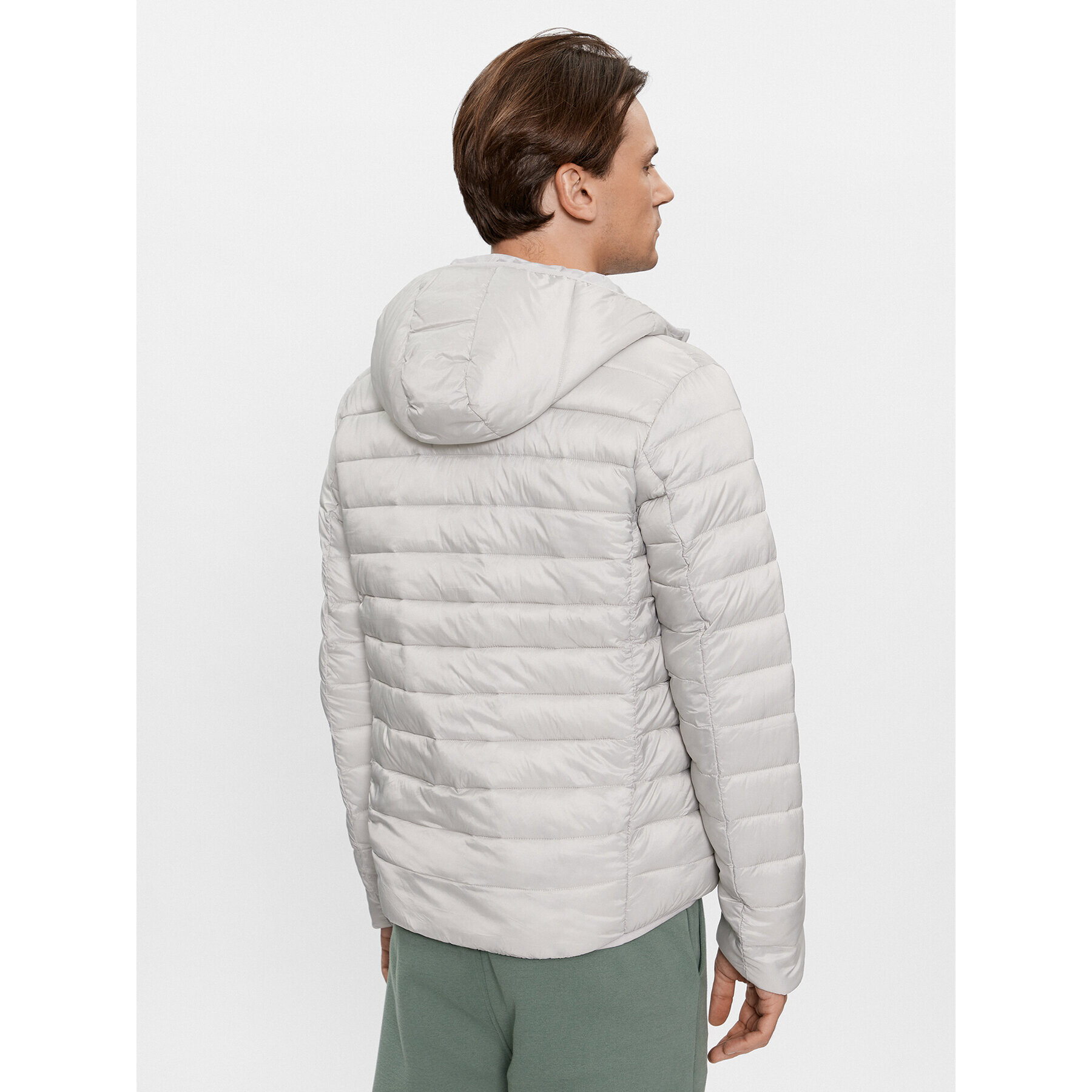 Kappa Пухено яке Astro 303ZLN0 Сив Regular Fit - Pepit.bg