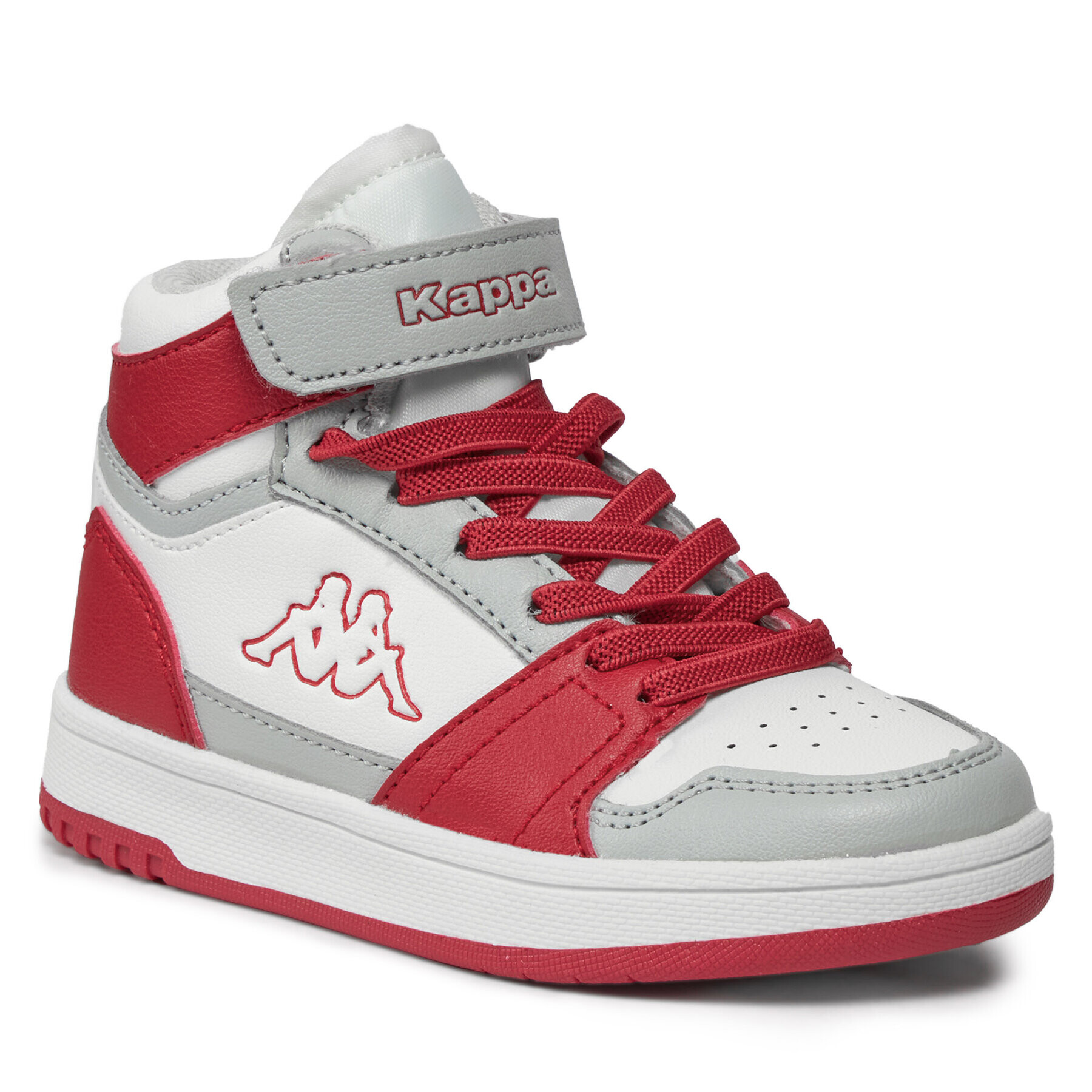 Kappa Сникърси Logo Basil Md Ev Kid 321F4UW Бял - Pepit.bg