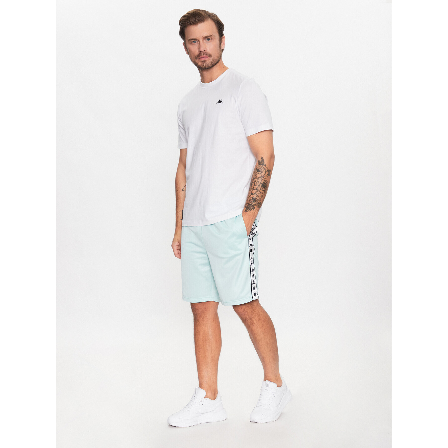 Kappa Спортни шорти 313019 Син Regular Fit - Pepit.bg