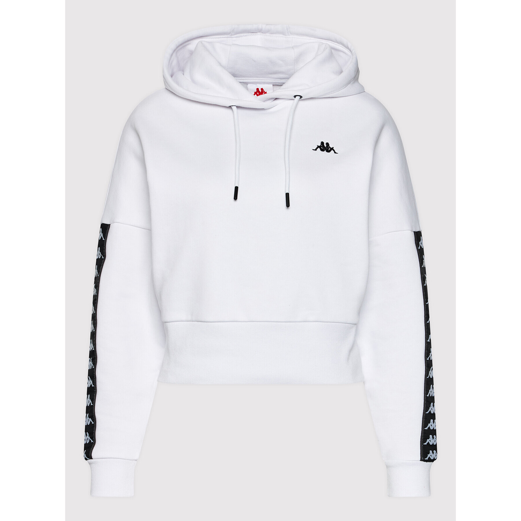 Kappa Суитшърт 310022 Бял Relaxed Fit - Pepit.bg