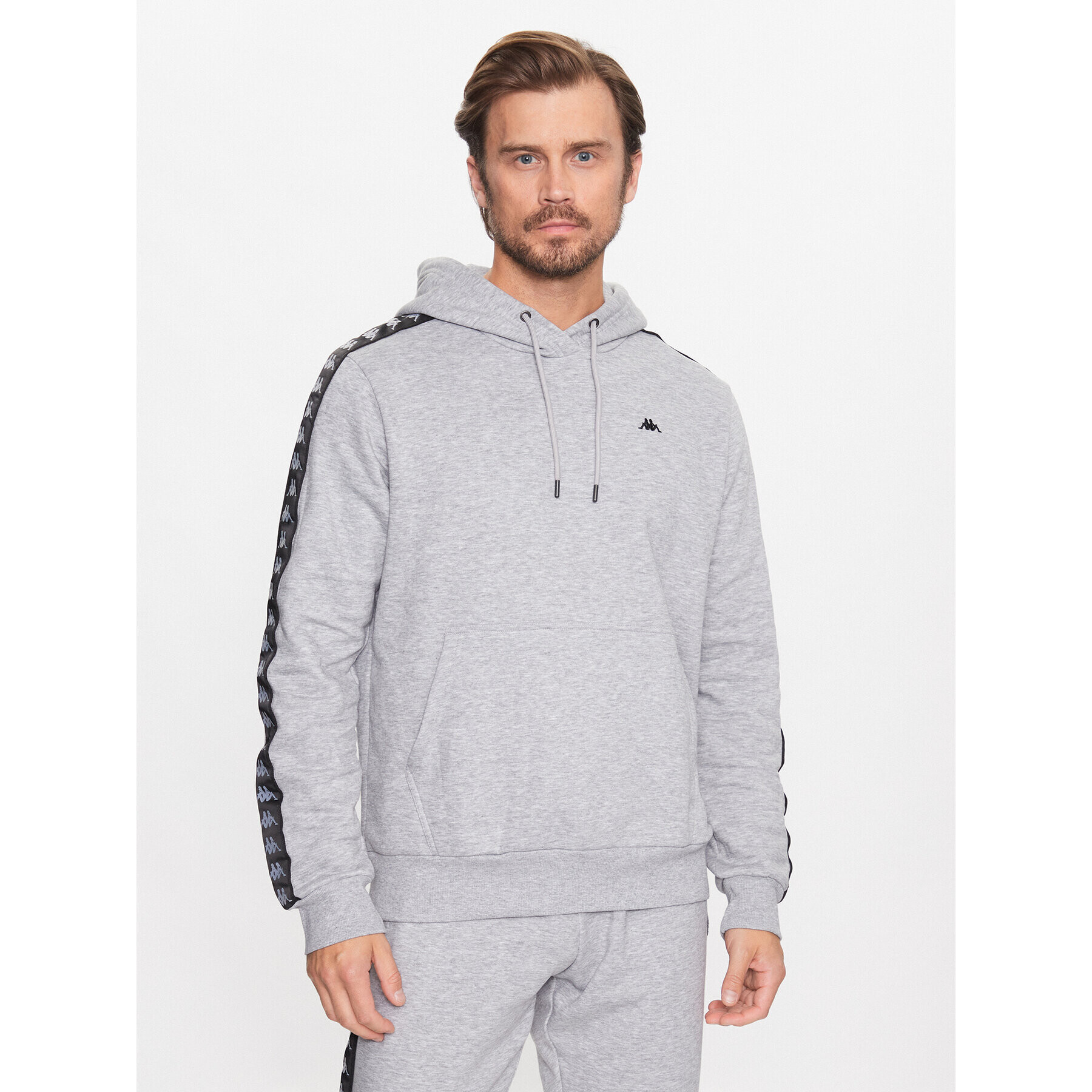 Kappa Суитшърт 312009 Сив Regular Fit - Pepit.bg