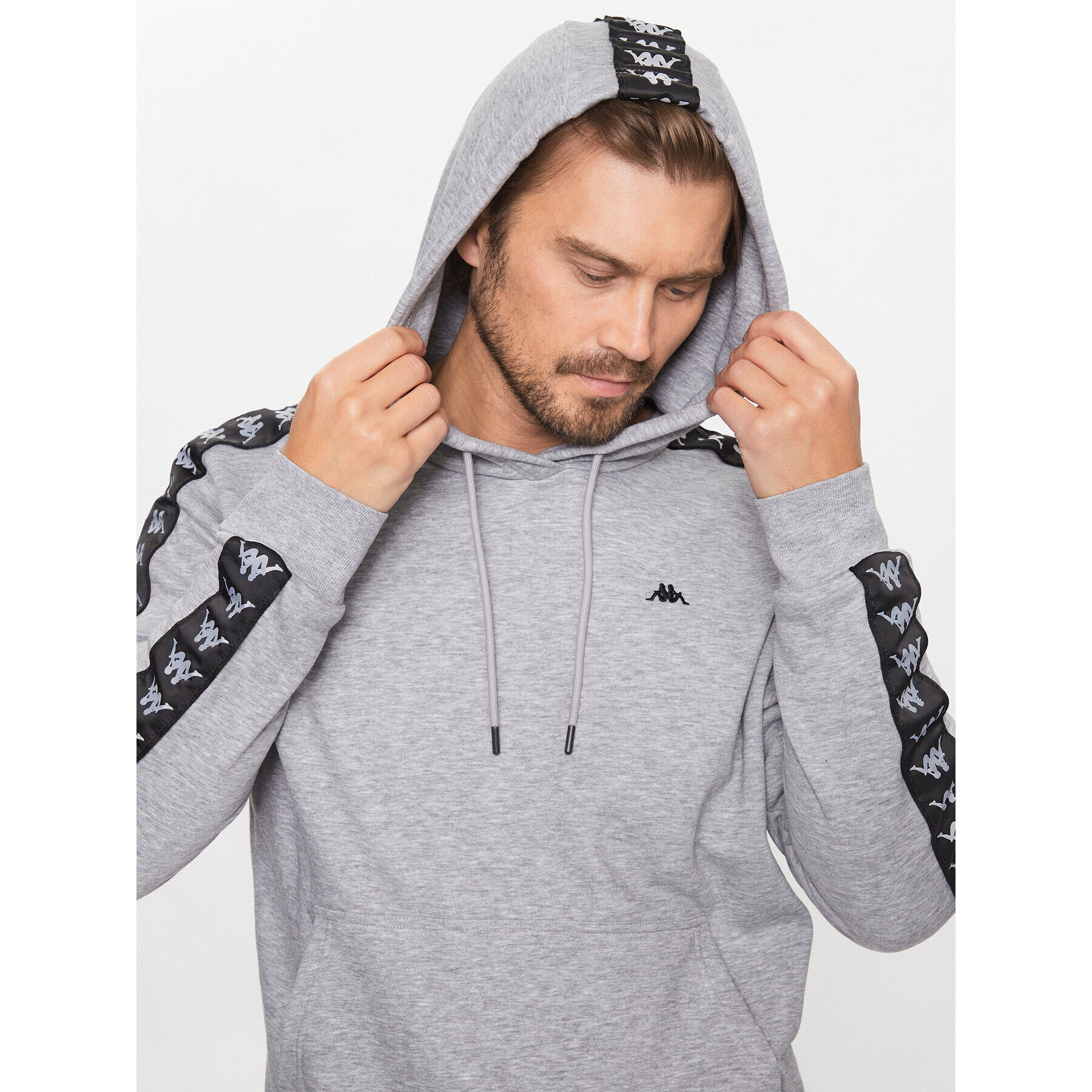 Kappa Суитшърт 312009 Сив Regular Fit - Pepit.bg