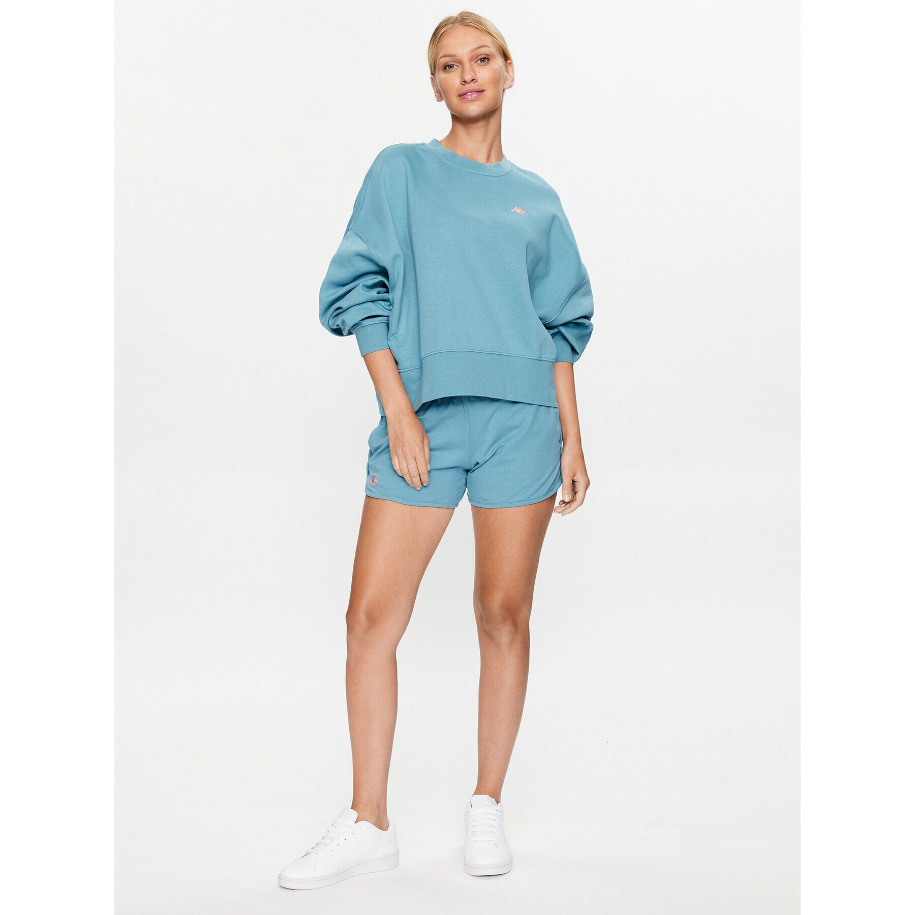Kappa Суитшърт 313022 Син Loose Fit - Pepit.bg