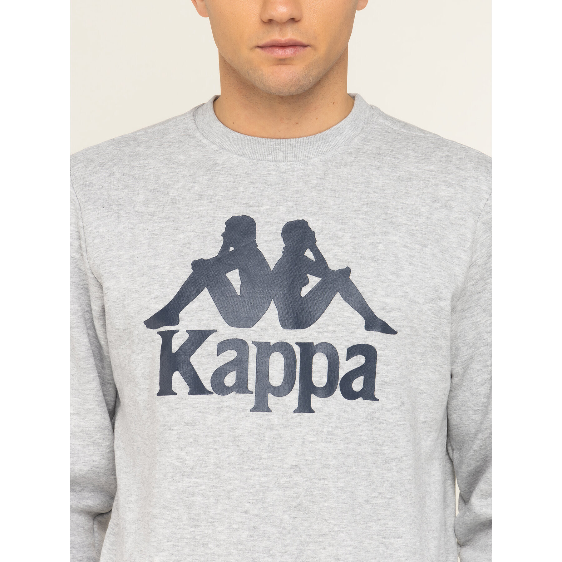 Kappa Суитшърт 703797 Сив Regular Fit - Pepit.bg