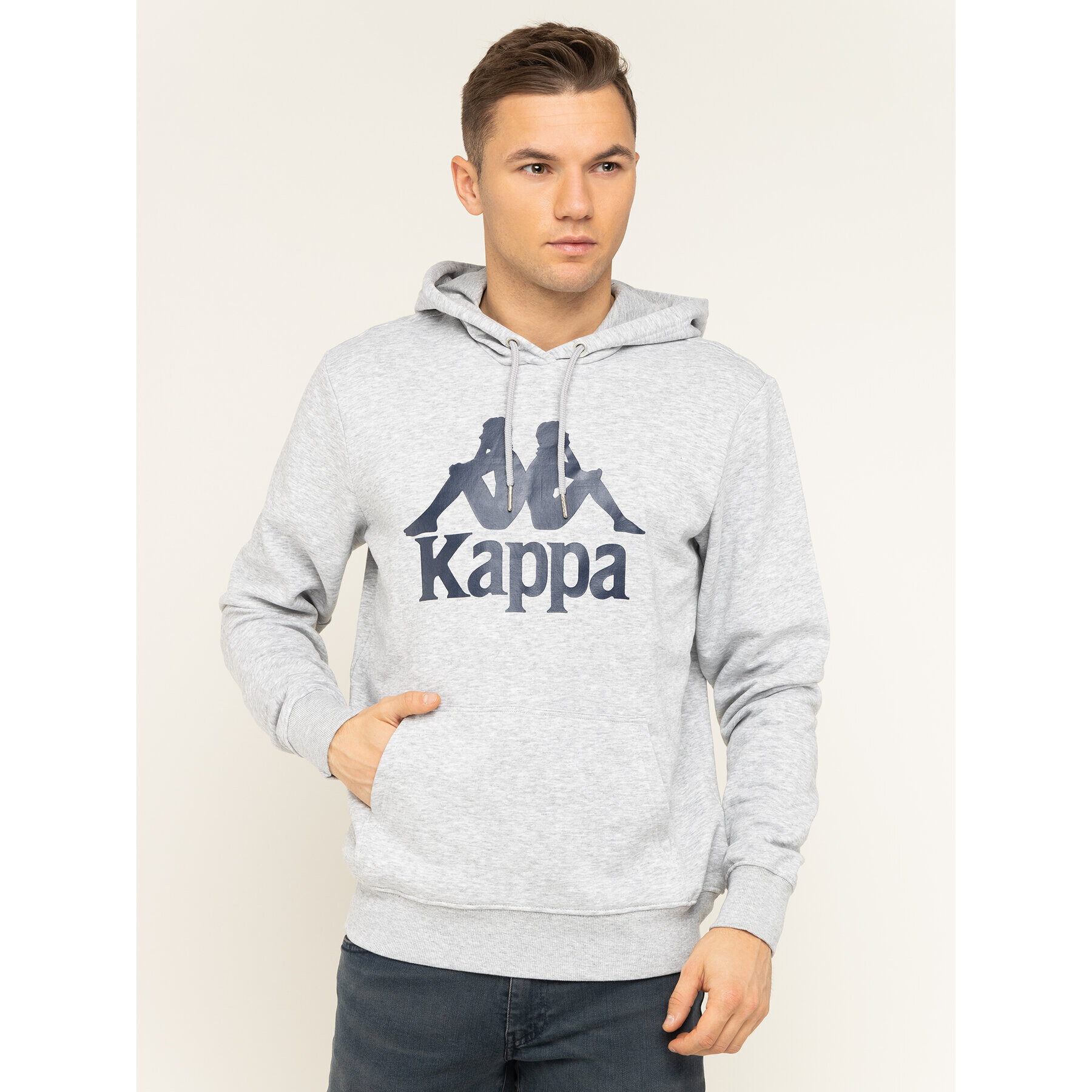 Kappa Суитшърт 705322 Сив Regular Fit - Pepit.bg