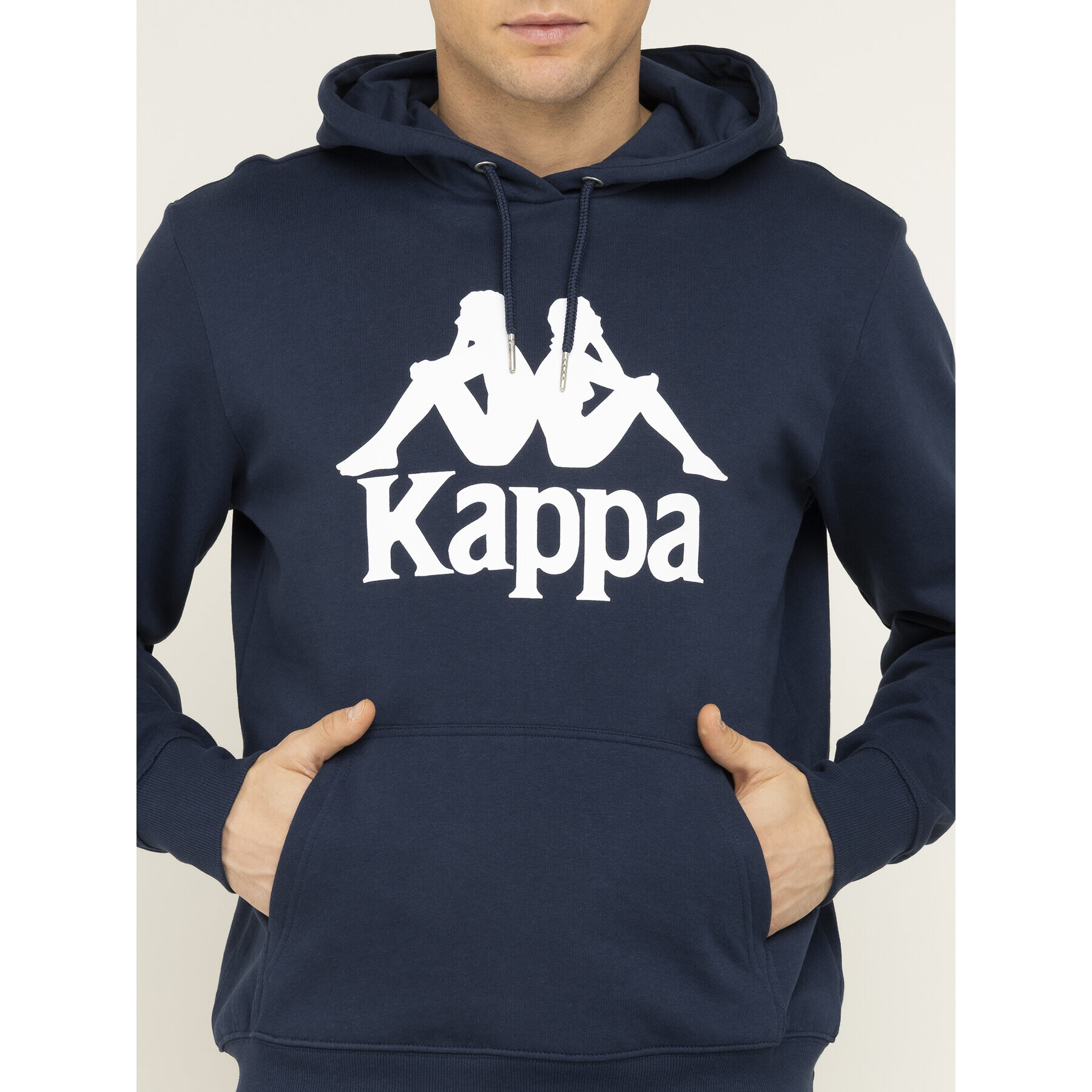 Kappa Суитшърт 705322 Тъмносин Regular Fit - Pepit.bg