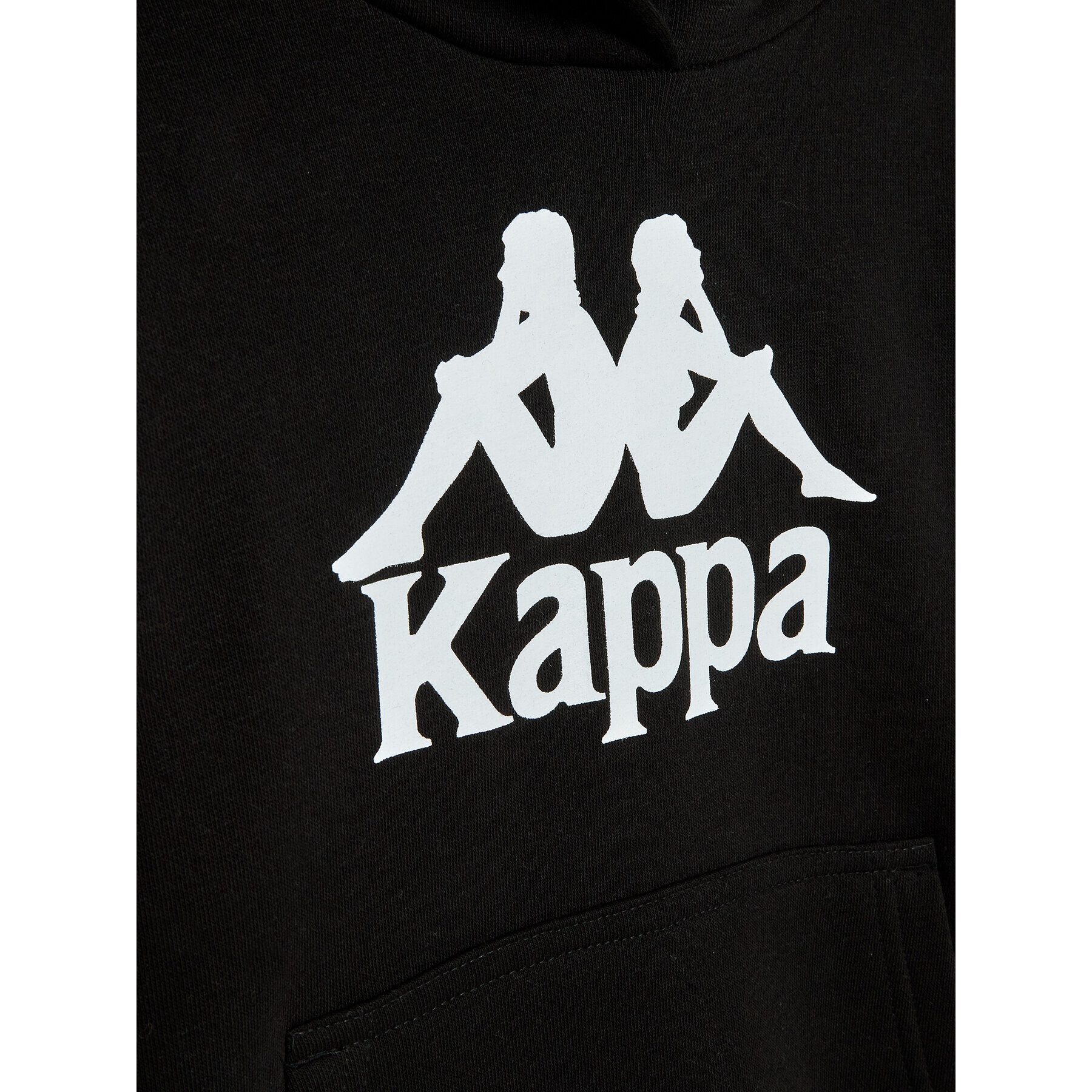 Kappa Суитшърт 705322J Черен Regular Fit - Pepit.bg