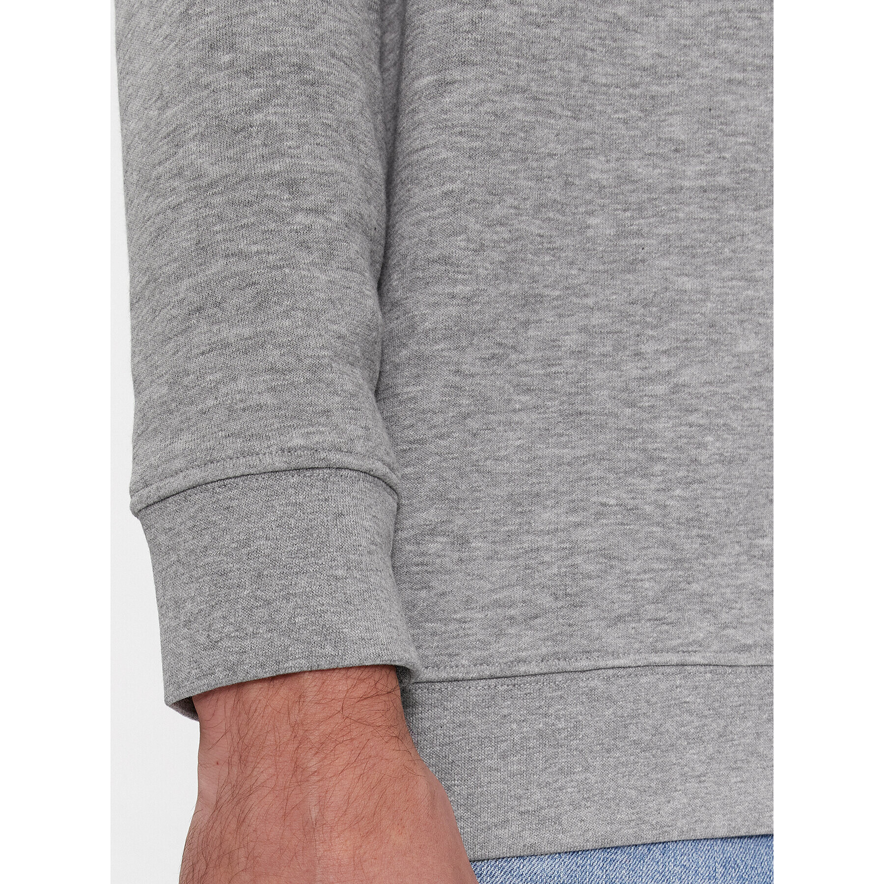 Kappa Суитшърт Airvit 3032BZ0 Сив Regular Fit - Pepit.bg