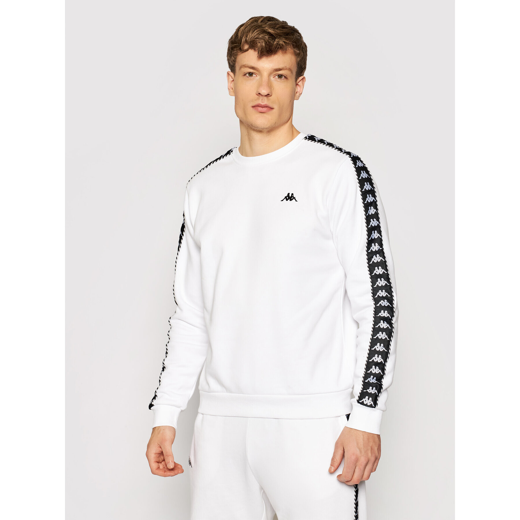 Kappa Суитшърт Ildan 309004 Бял Regular Fit - Pepit.bg