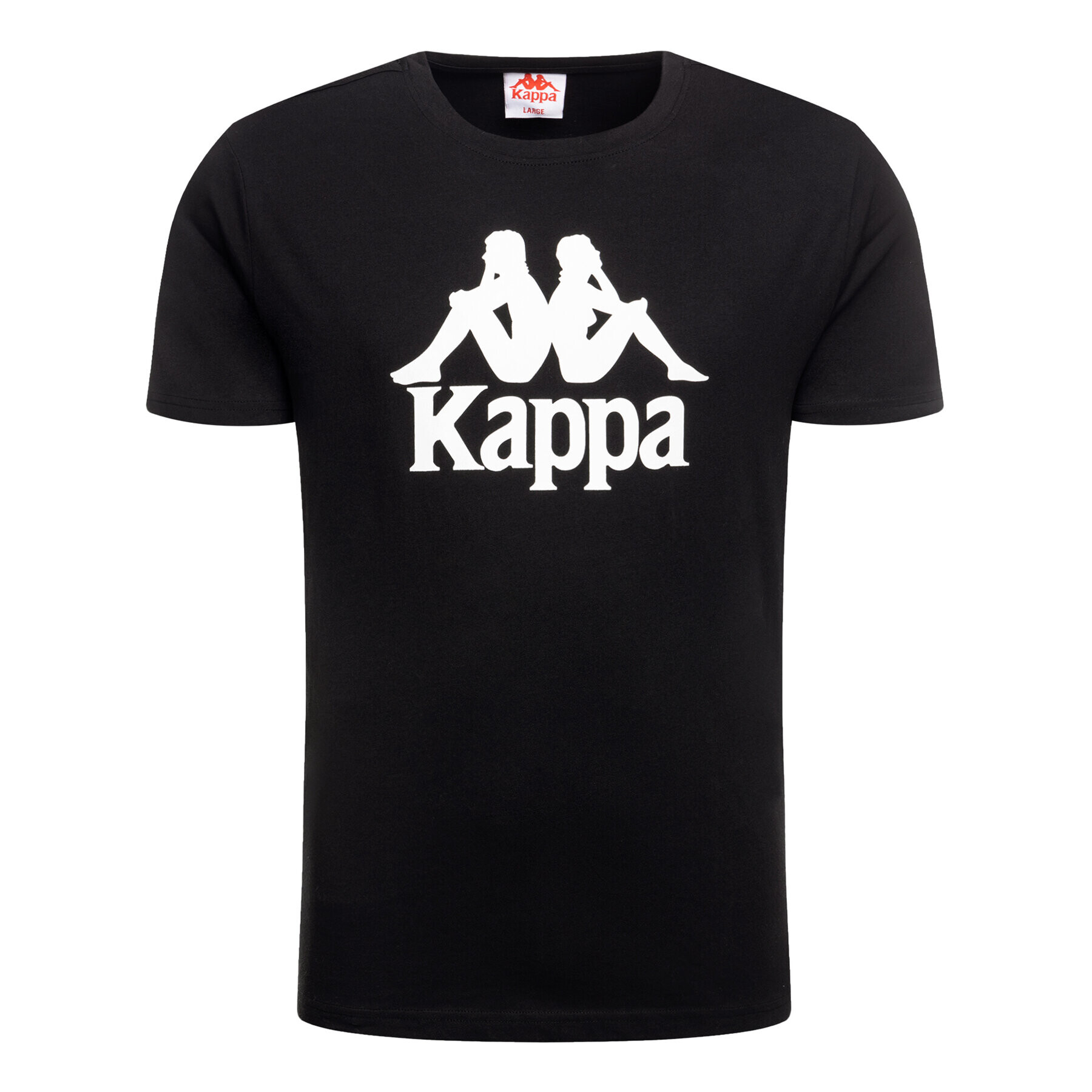 Kappa Тишърт 303910 Черен Regular Fit - Pepit.bg