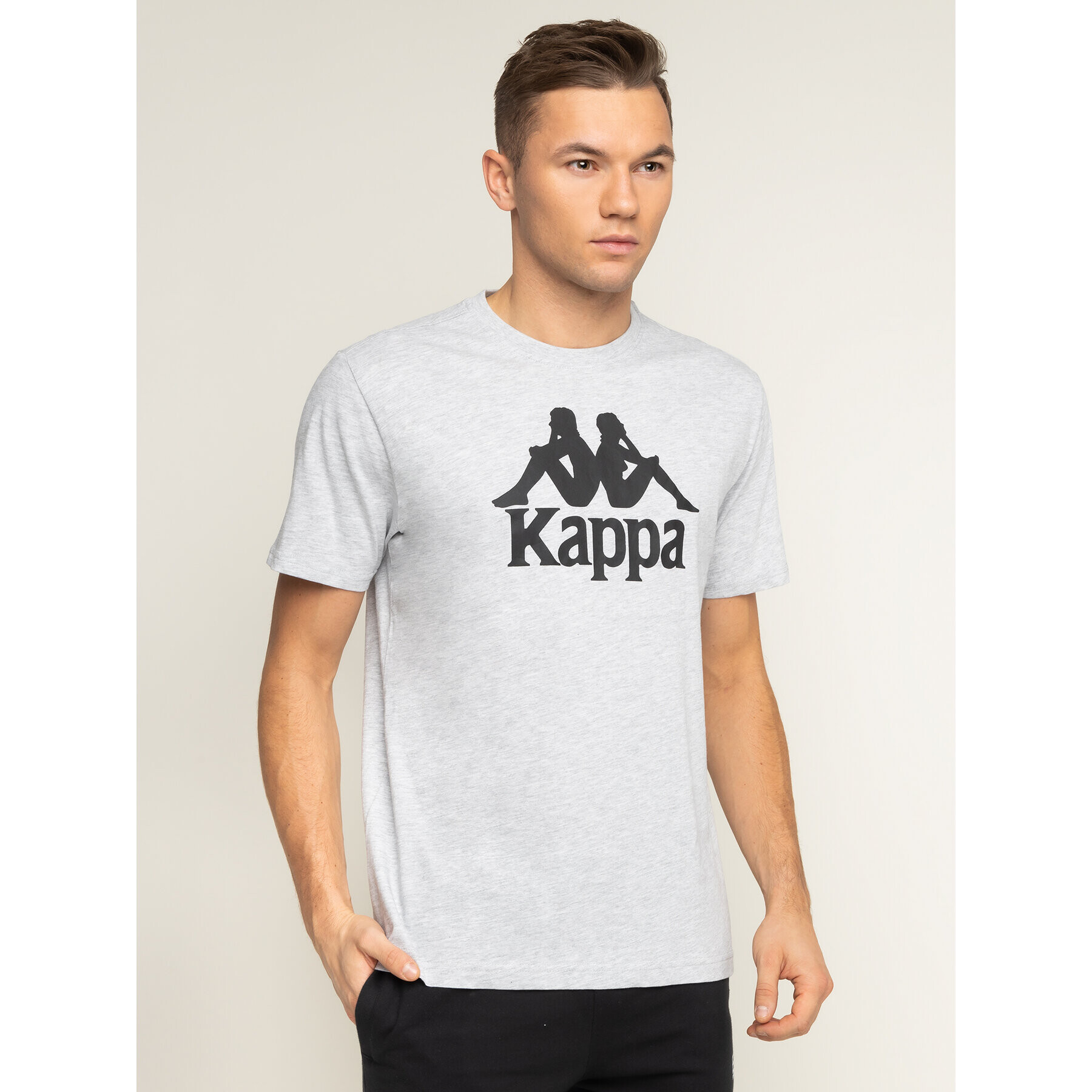 Kappa Тишърт 303910 Сив Regular Fit - Pepit.bg