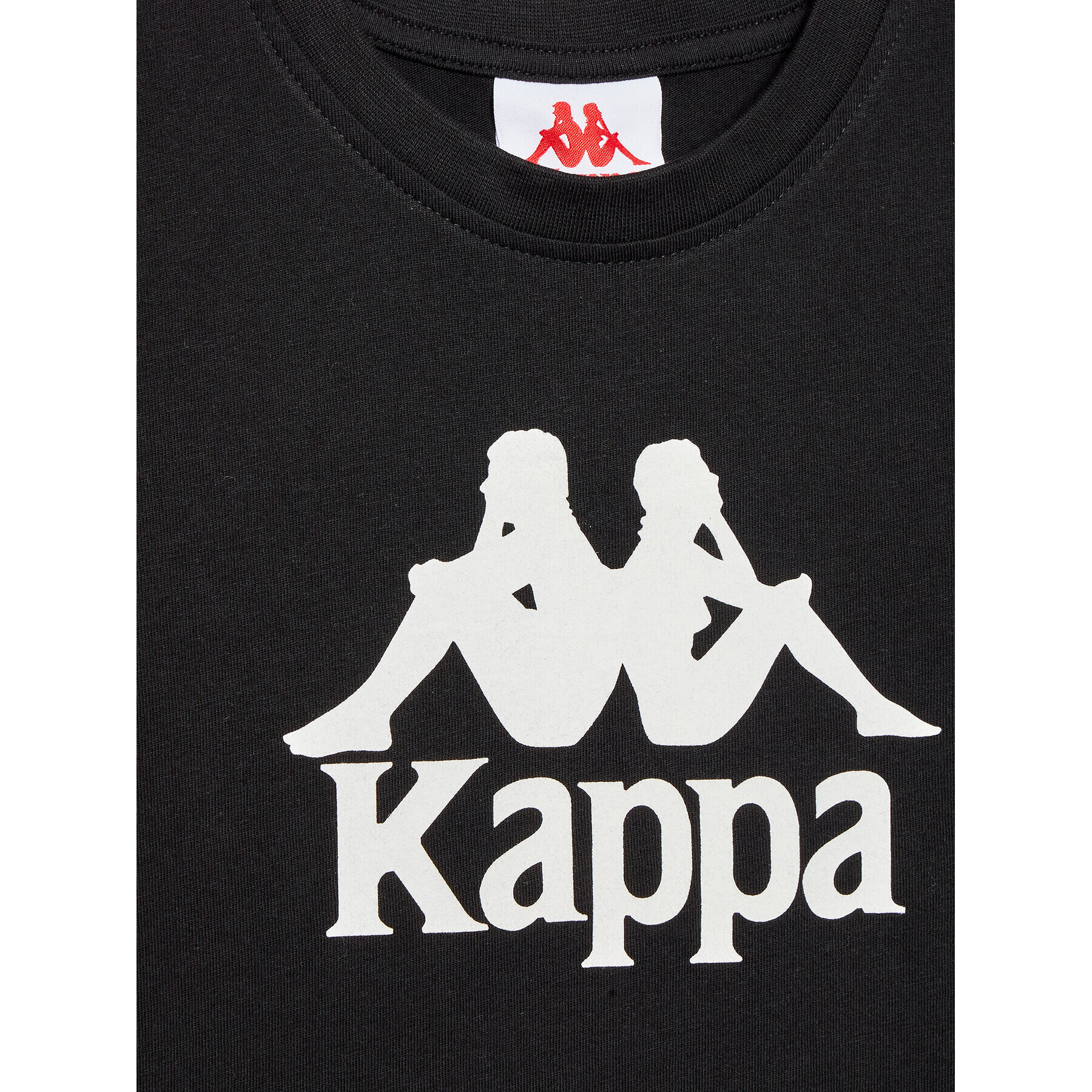 Kappa Тишърт 303910J Черен Regular Fit - Pepit.bg