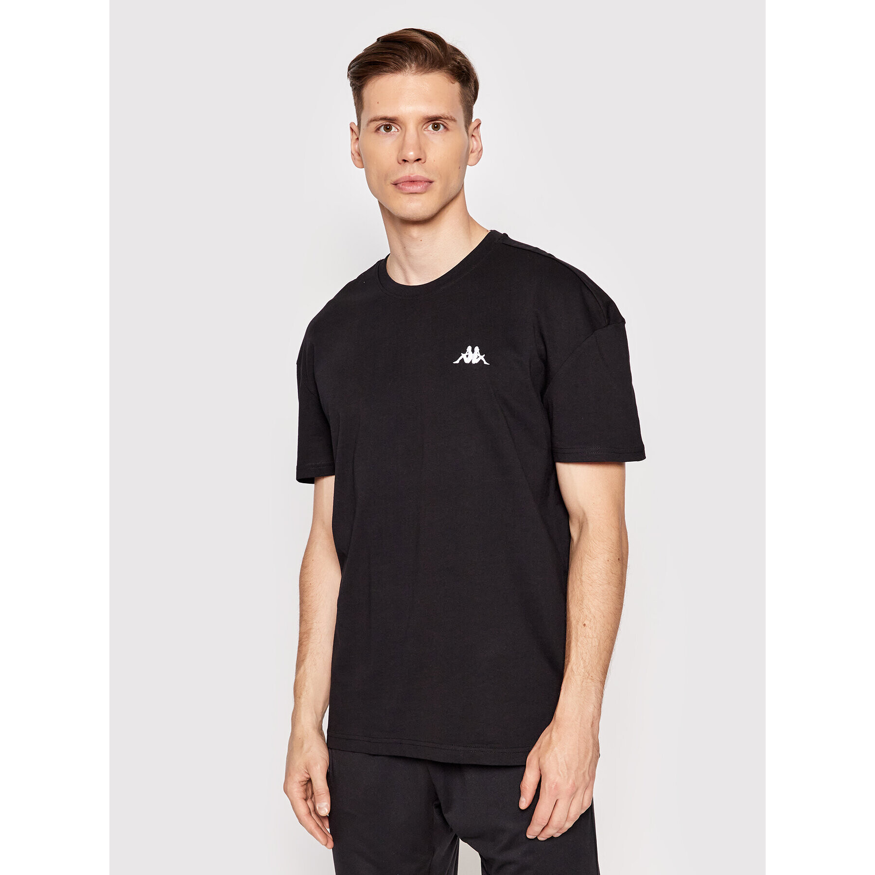 Kappa Тишърт 707389 Черен Regular Fit - Pepit.bg
