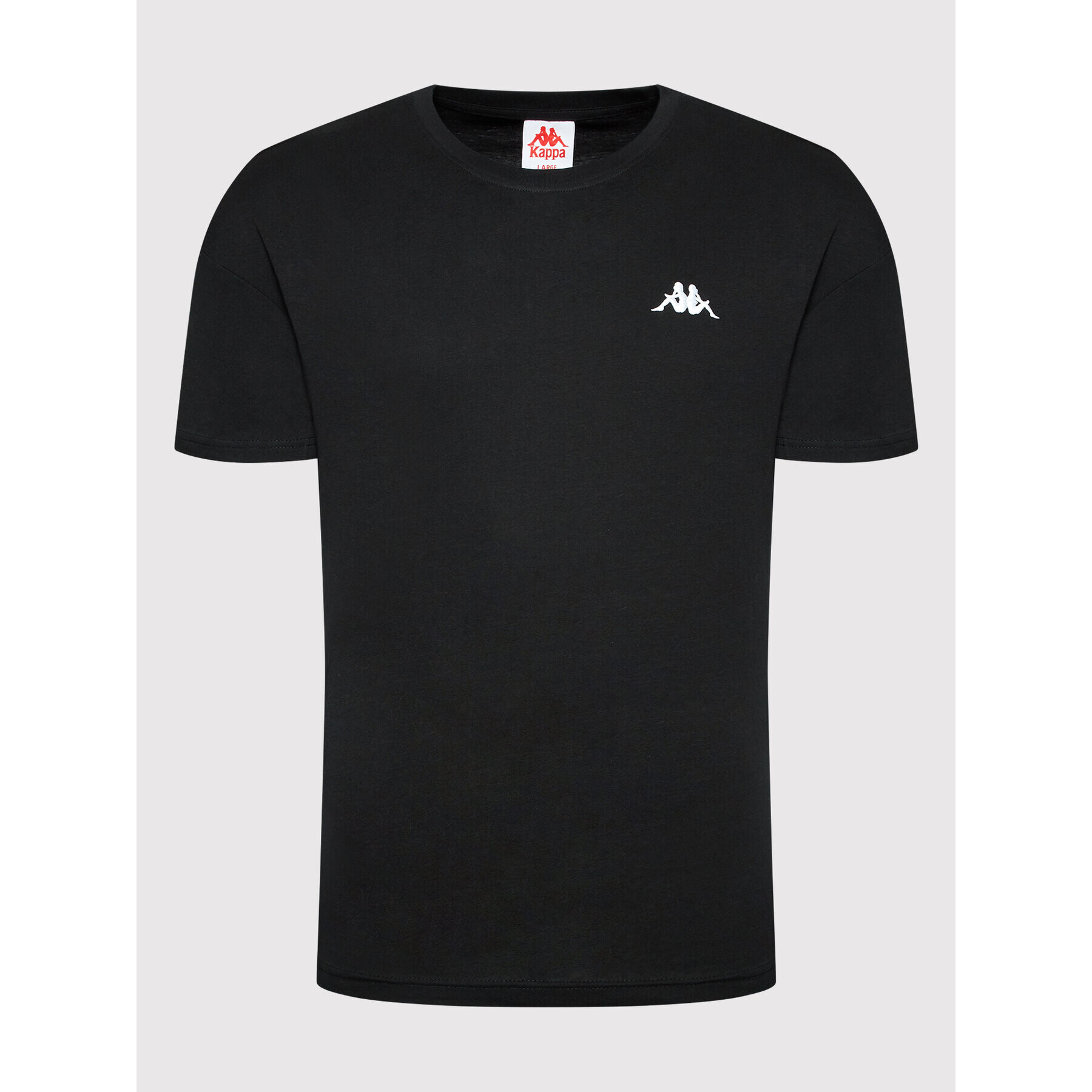 Kappa Тишърт 707389 Черен Regular Fit - Pepit.bg