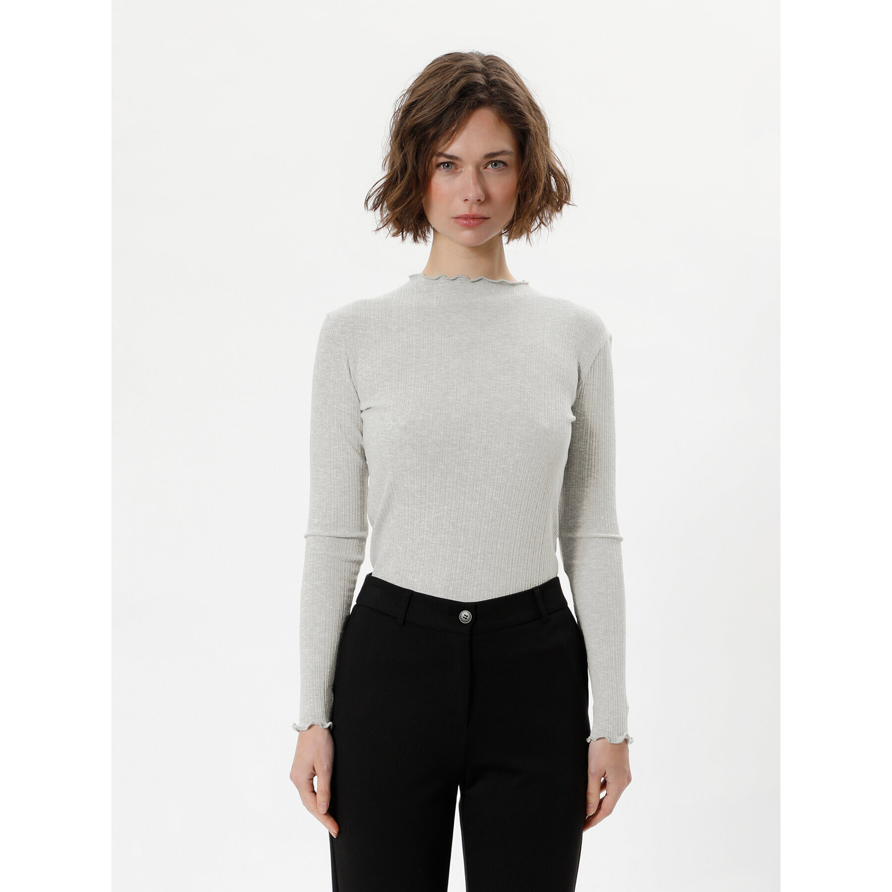 Karen by Simonsen Блуза Candace 10103316 Бял Slim Fit - Pepit.bg