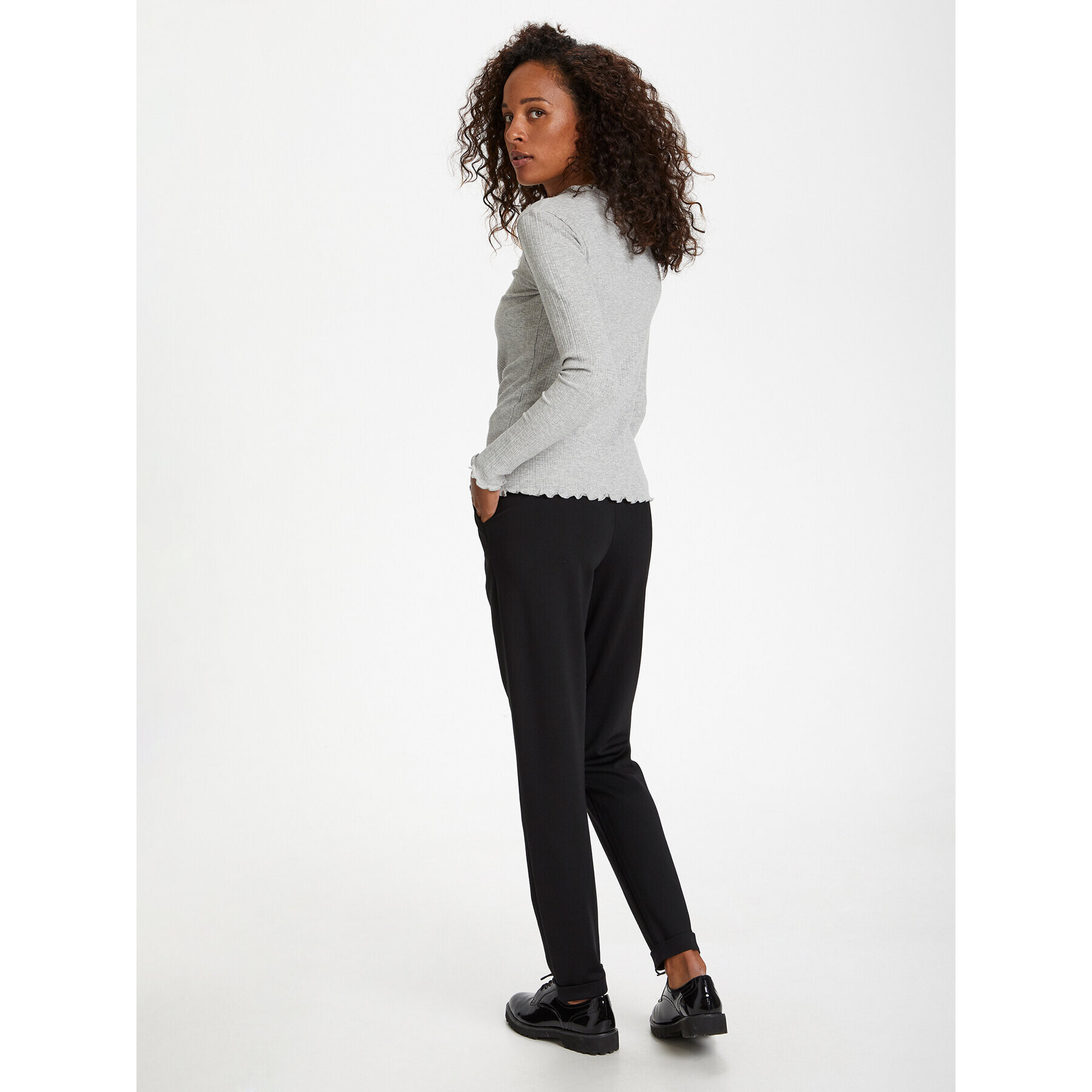 Karen by Simonsen Блуза Candace 10103316 Бял Slim Fit - Pepit.bg