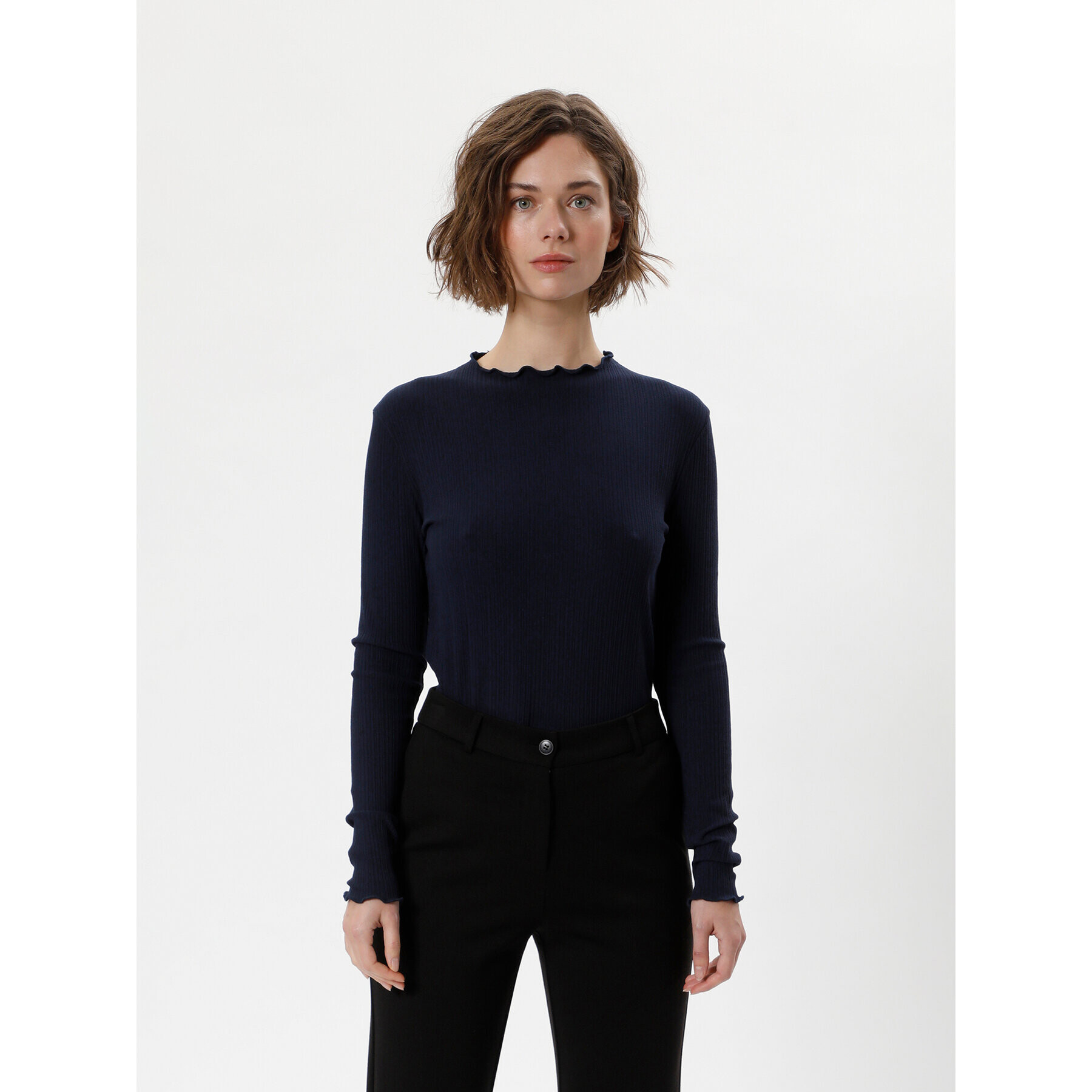 Karen by Simonsen Блуза Candace 10103316 Черен Slim Fit - Pepit.bg