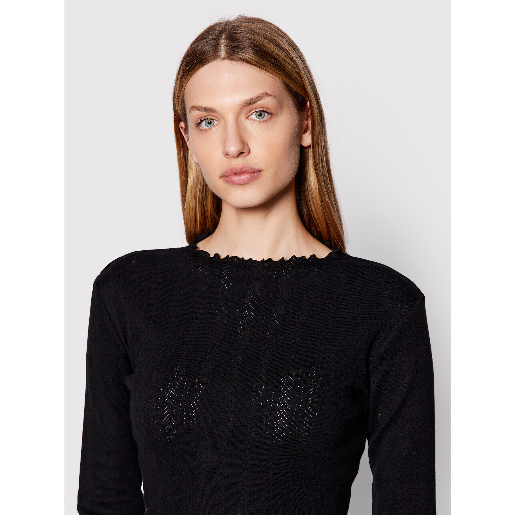 Karen by Simonsen Блуза Carry 10103837 Черен Regular Fit - Pepit.bg