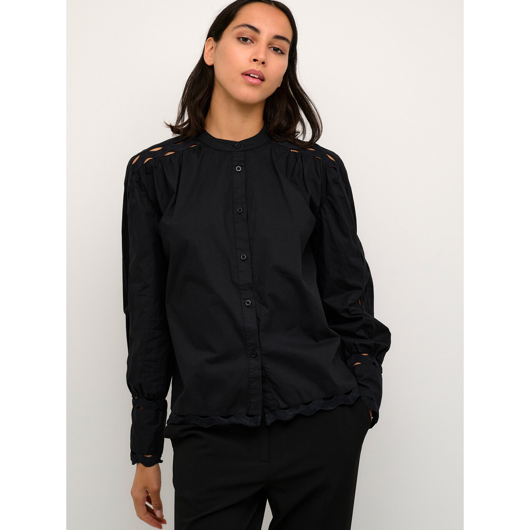 Karen by Simonsen Блуза Kuellakb 10104688 Черен Regular Fit - Pepit.bg