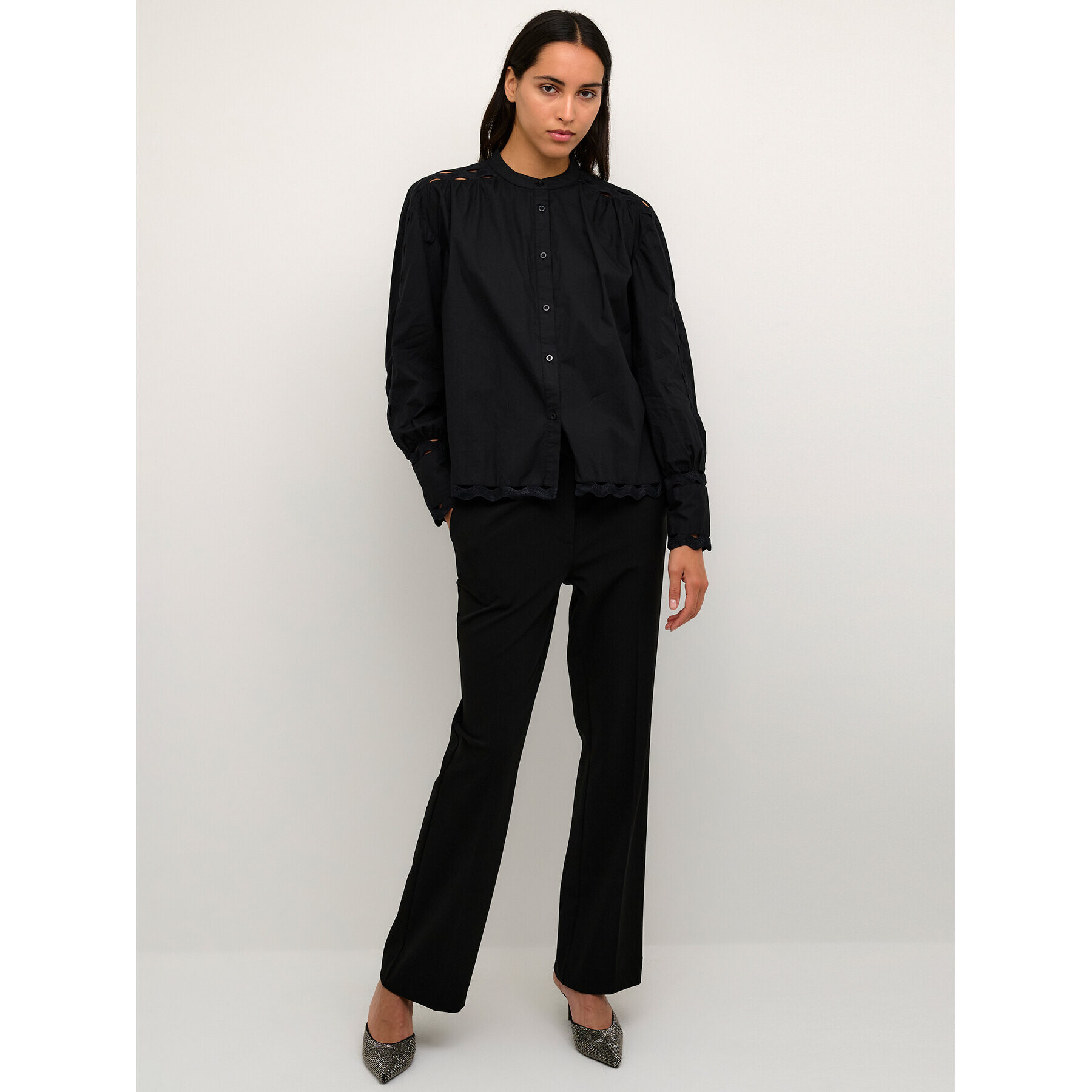 Karen by Simonsen Блуза Kuellakb 10104688 Черен Regular Fit - Pepit.bg
