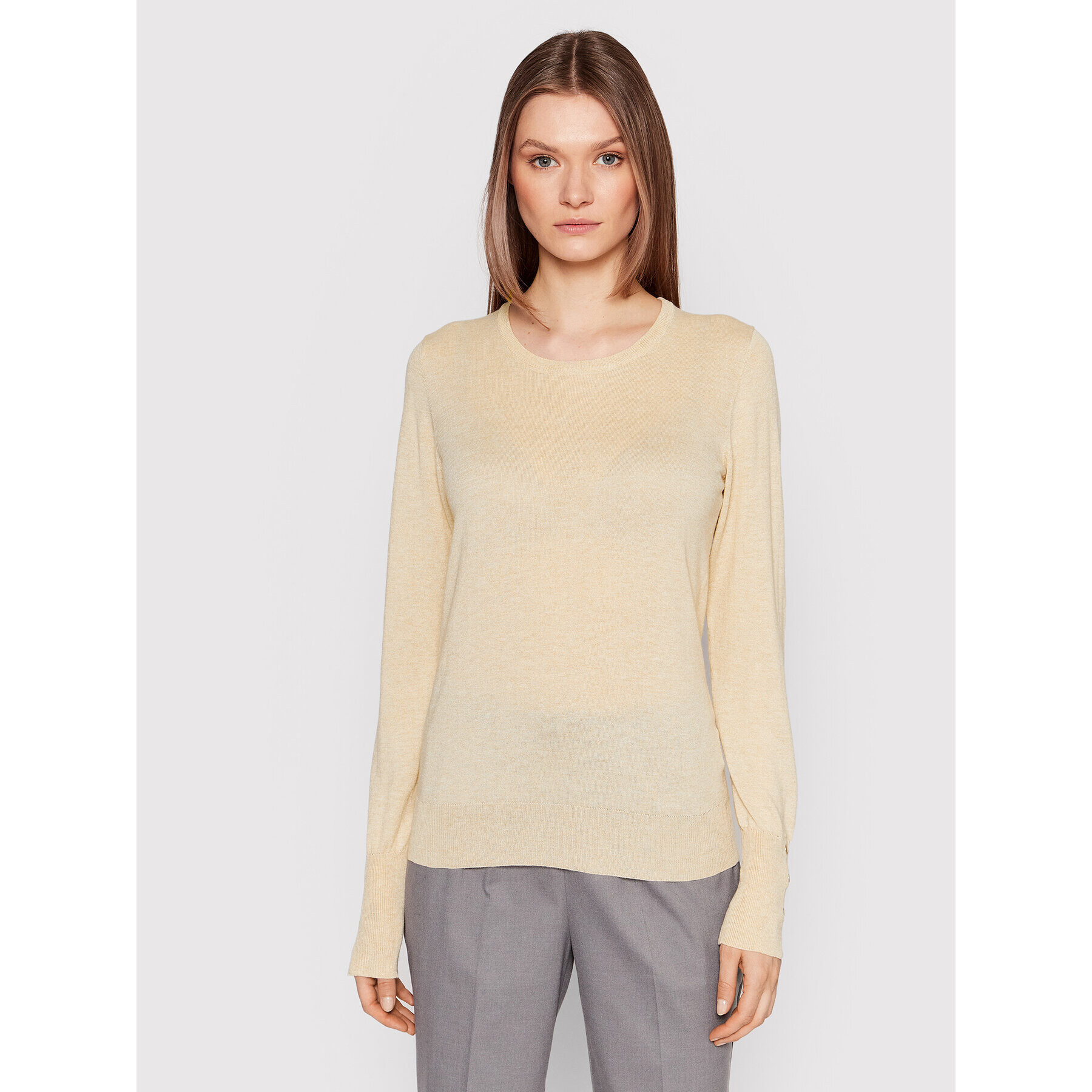 Karen by Simonsen Блуза Nala 10103294 Бежов Regular Fit - Pepit.bg