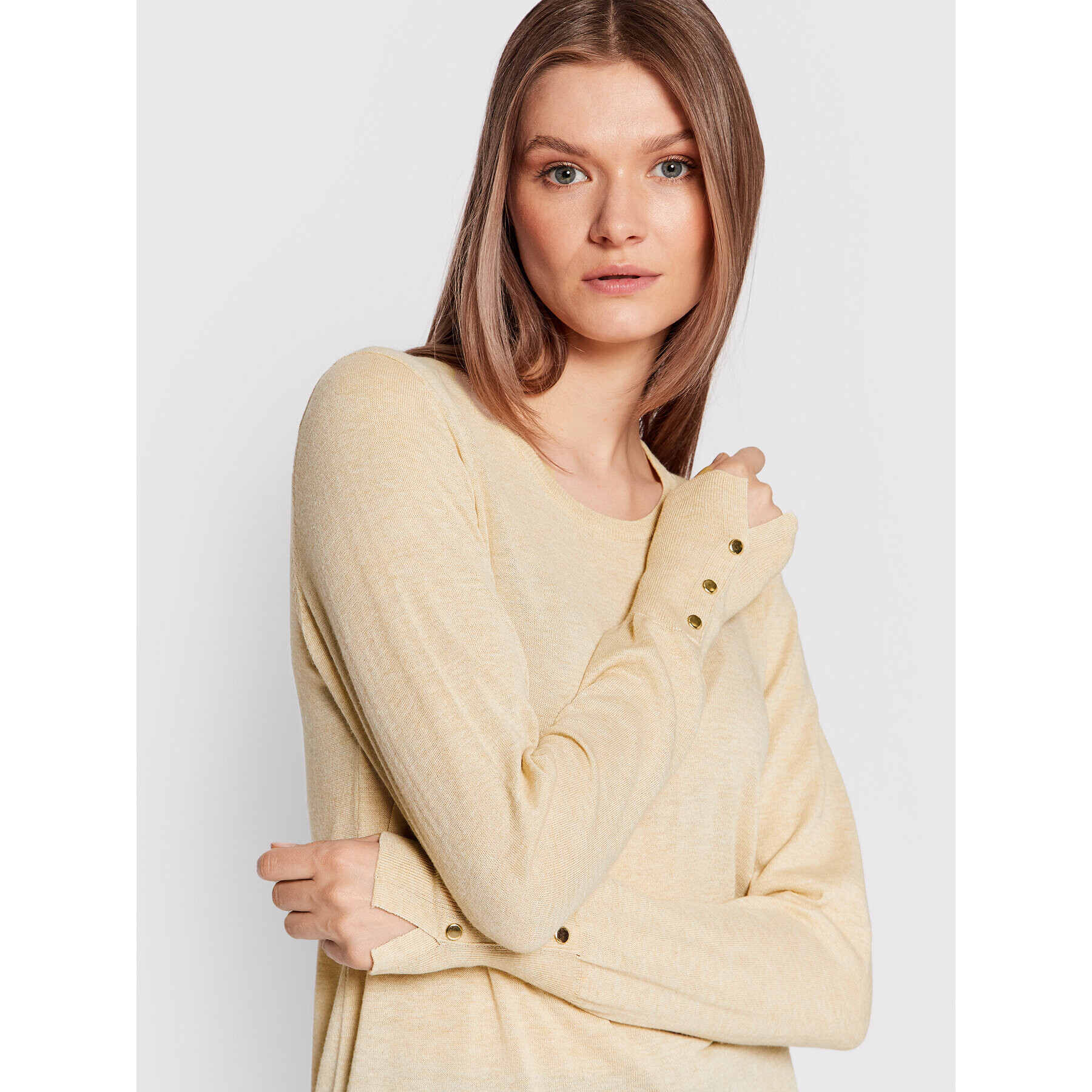 Karen by Simonsen Блуза Nala 10103294 Бежов Regular Fit - Pepit.bg