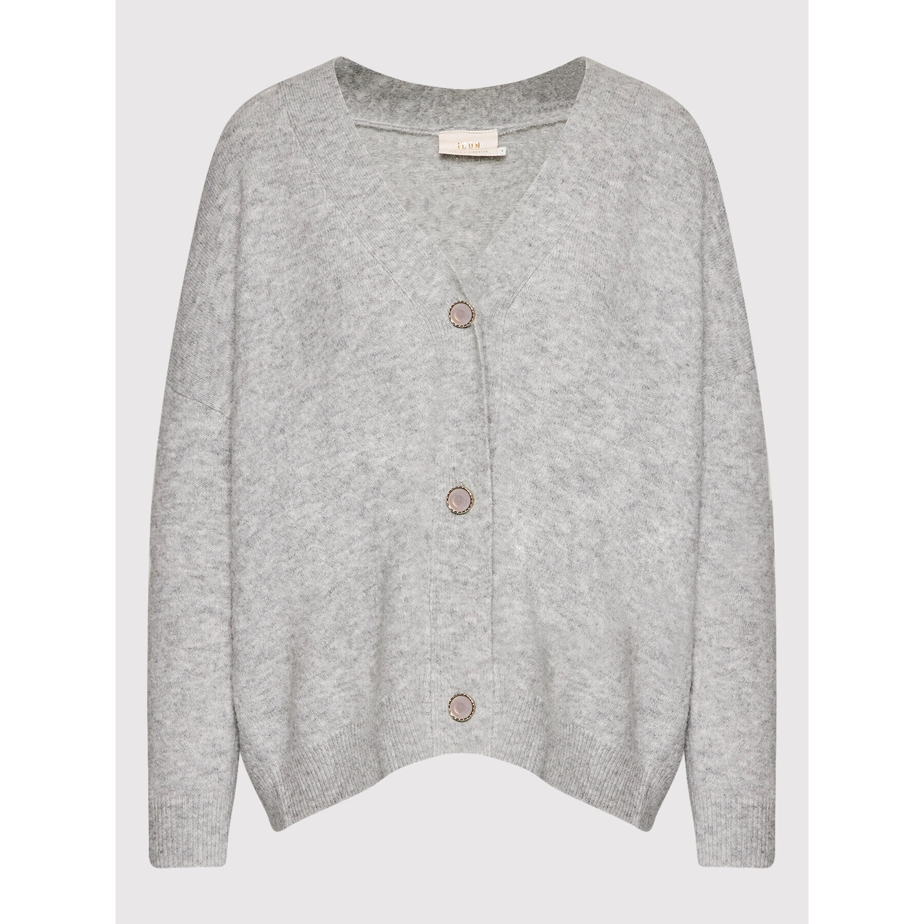 Karen by Simonsen Кардиган Nora 10103292 Сив Regular Fit - Pepit.bg