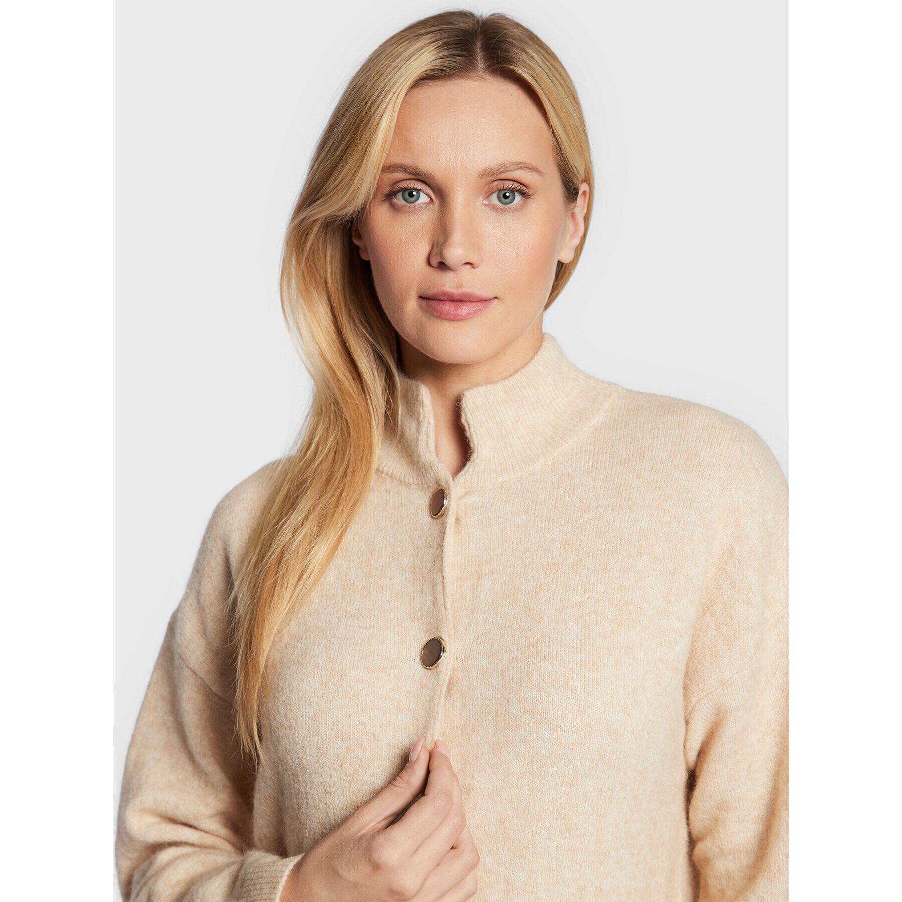 Karen by Simonsen Кардиган Nora 10103610 Бежов Regular Fit - Pepit.bg