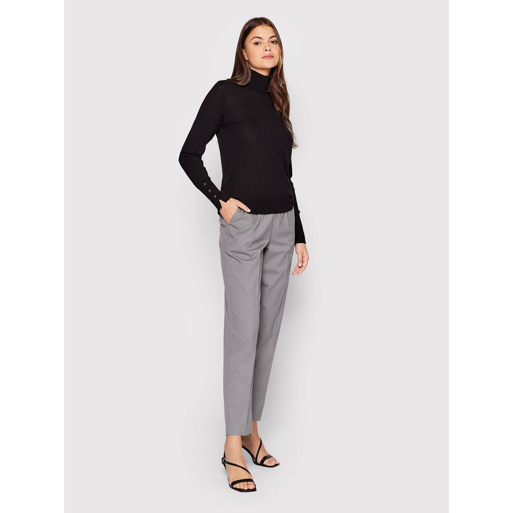Karen by Simonsen Поло Nala 10103295 Черен Slim Fit - Pepit.bg