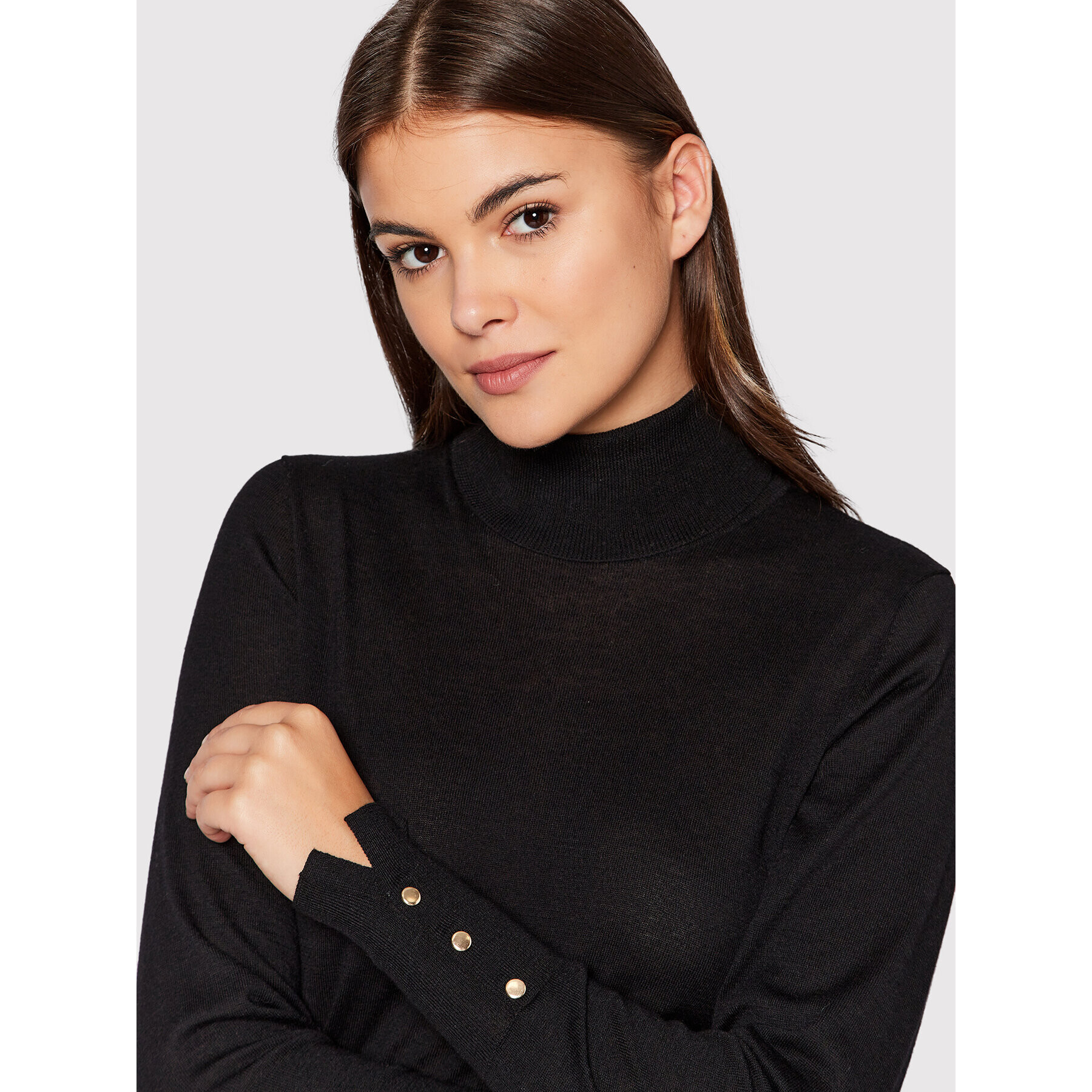 Karen by Simonsen Поло Nala 10103295 Черен Slim Fit - Pepit.bg