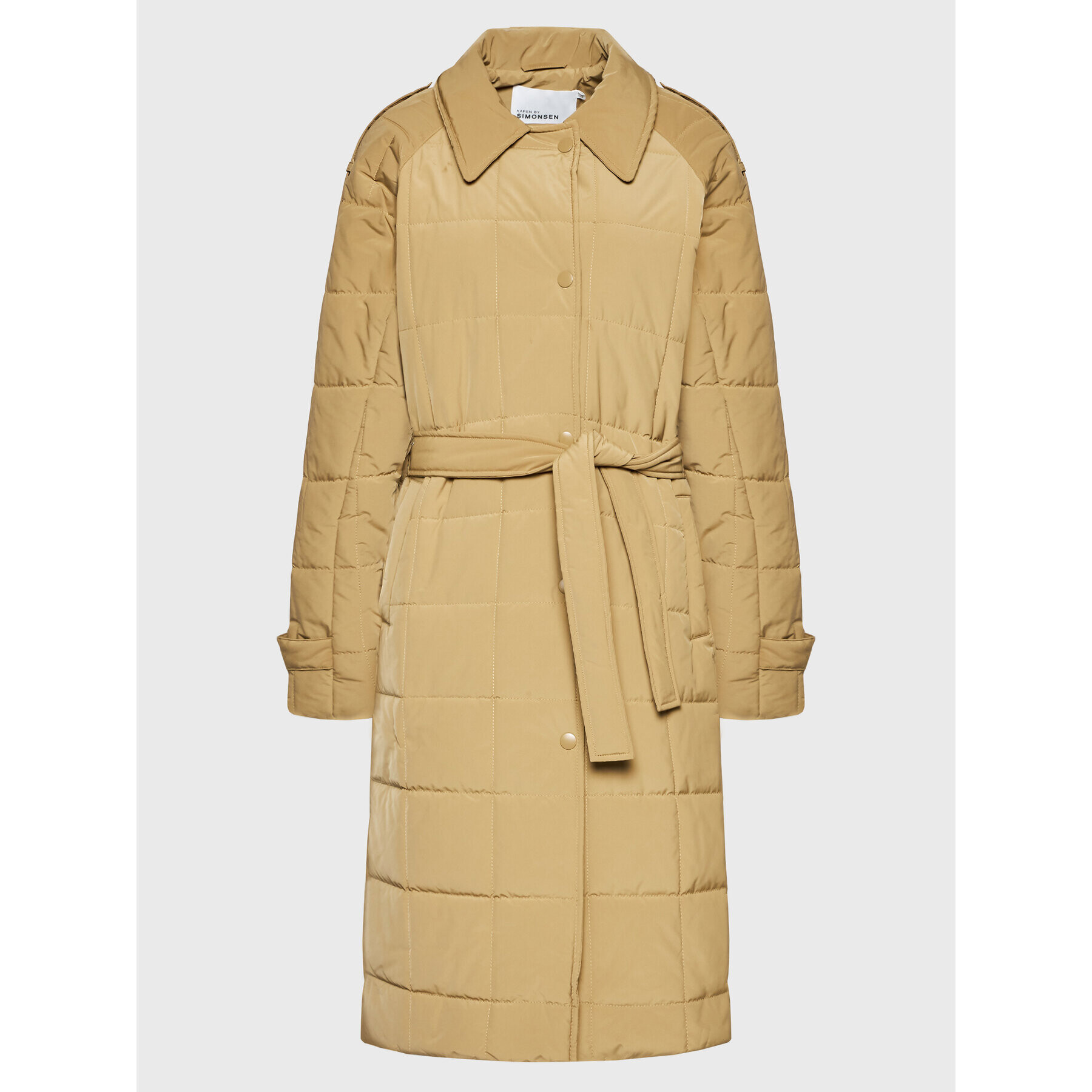 Karen by Simonsen Пухено яке Dora 10103901 Бежов Regular Fit - Pepit.bg