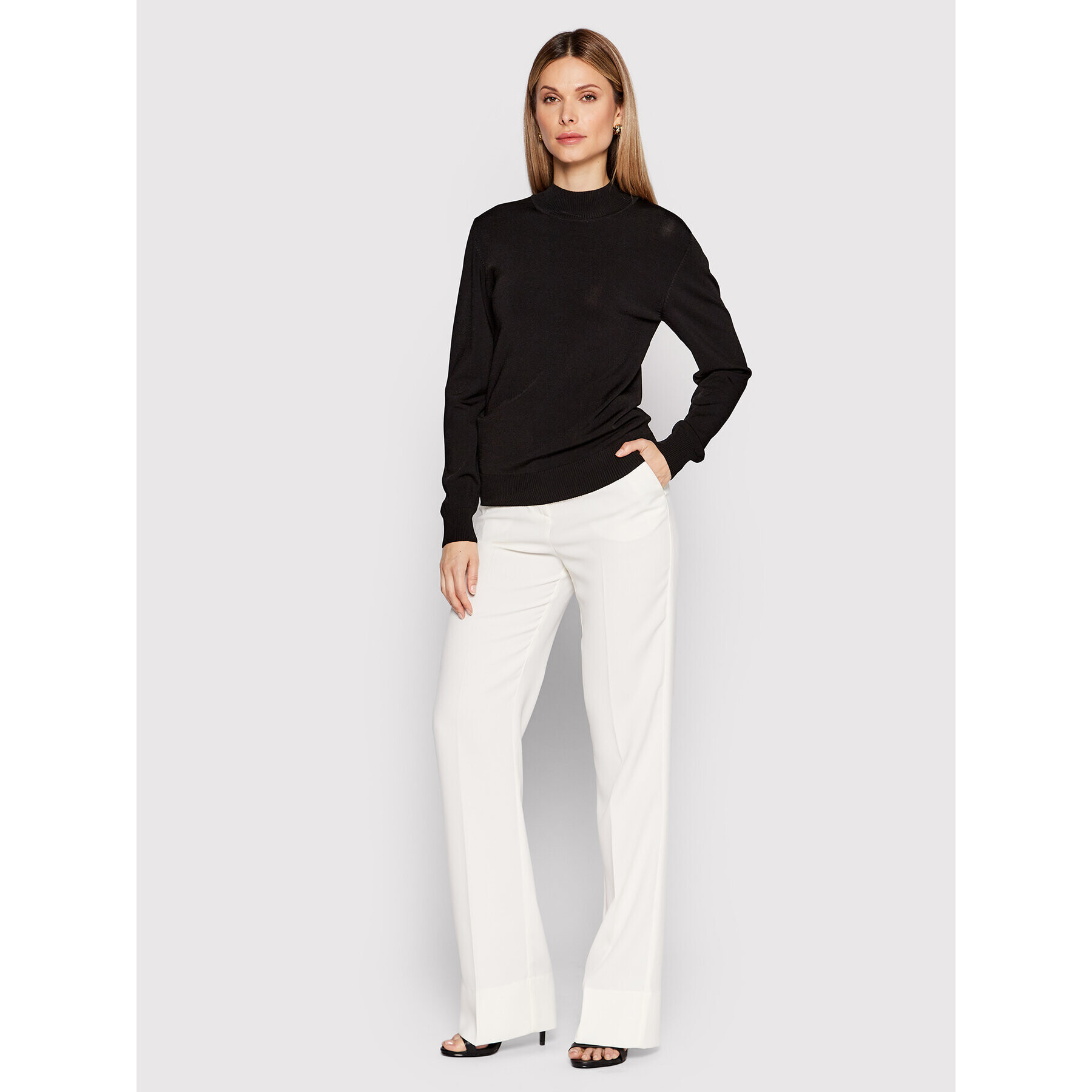 Karen by Simonsen Пуловер Debbi 10103905 Черен Regular Fit - Pepit.bg