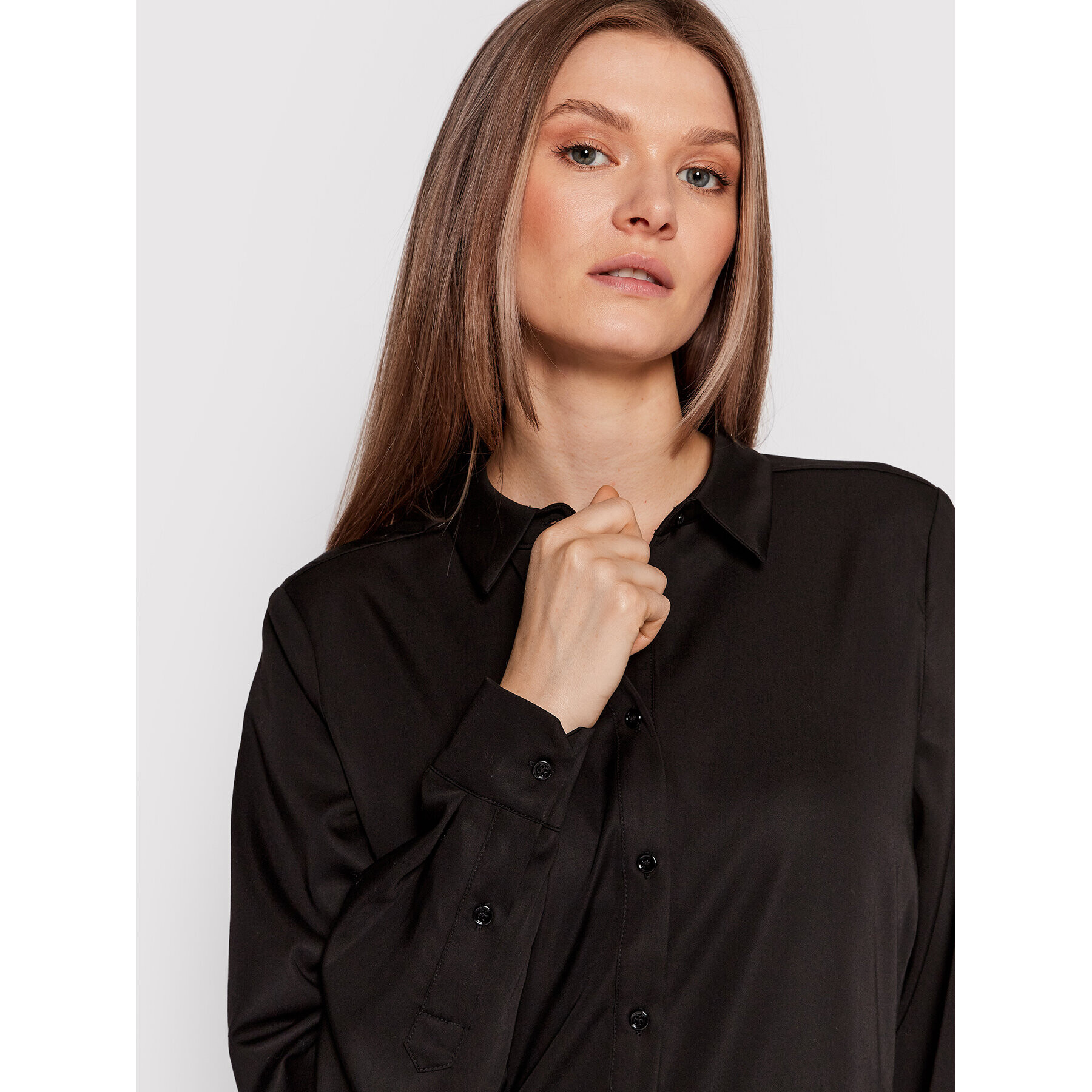 Karen by Simonsen Риза Bine 10104021 Черен Regular Fit - Pepit.bg