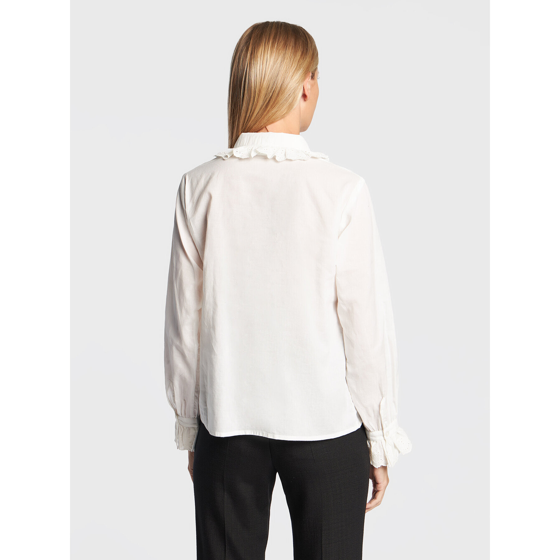 Karen by Simonsen Риза Evelyn 10104035 Бял Regular Fit - Pepit.bg