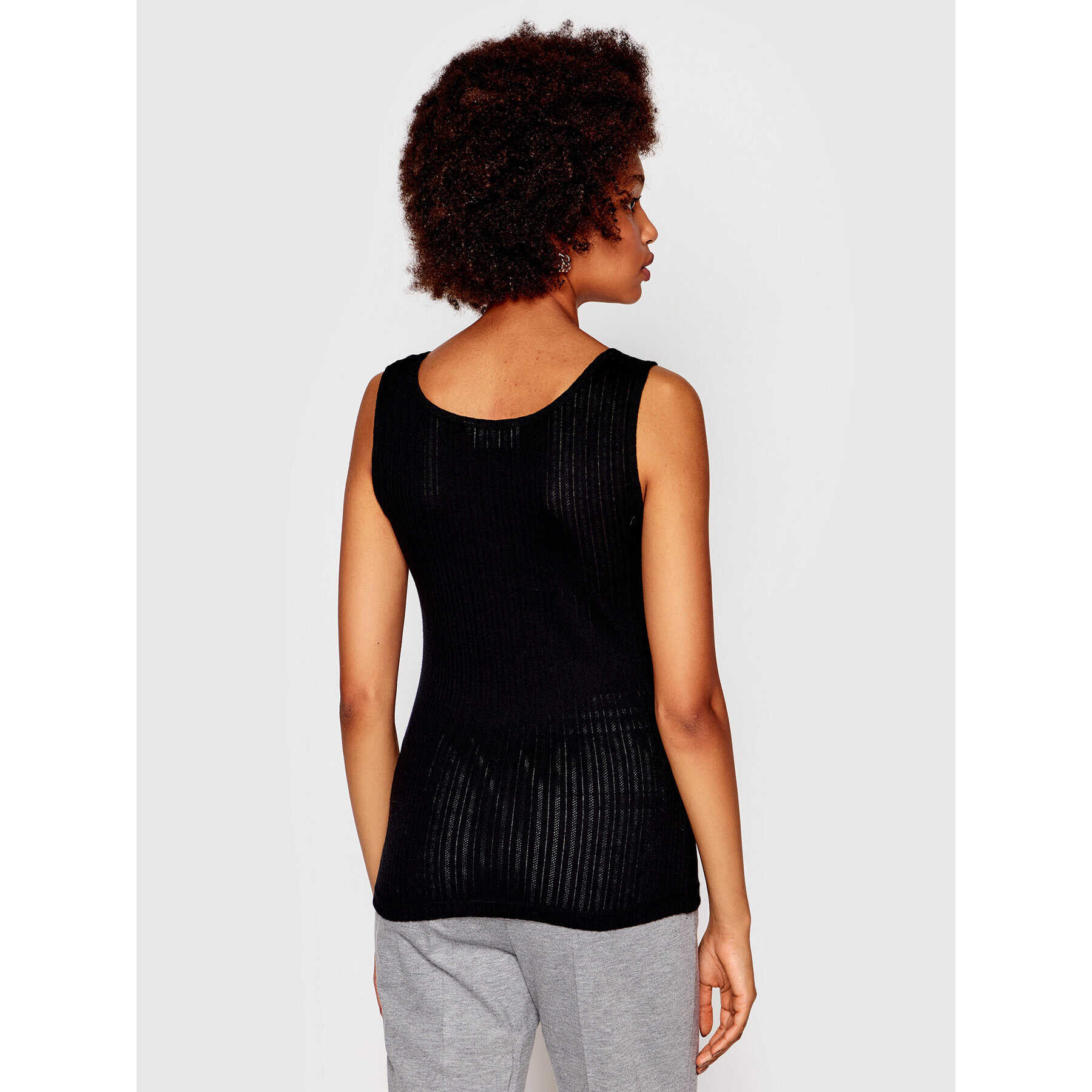 Karen by Simonsen топ Una 10103976 Черен Slim Fit - Pepit.bg