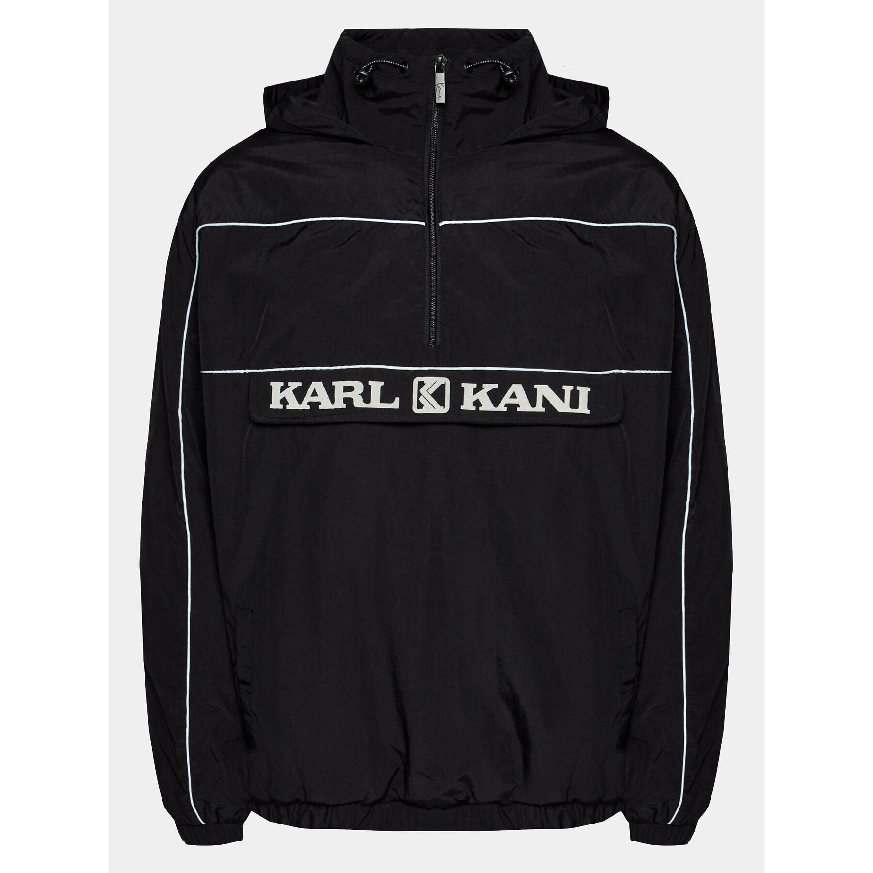 Karl Kani Анорак Retro Block 6084144 Черен Regular Fit - Pepit.bg